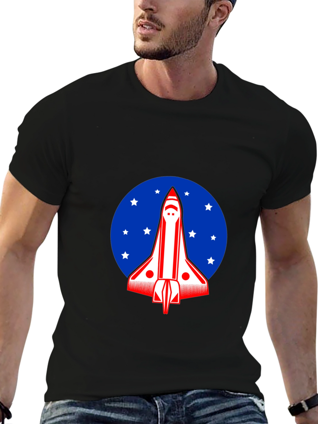 Space Shuttle Graphic Tee - Americana Design