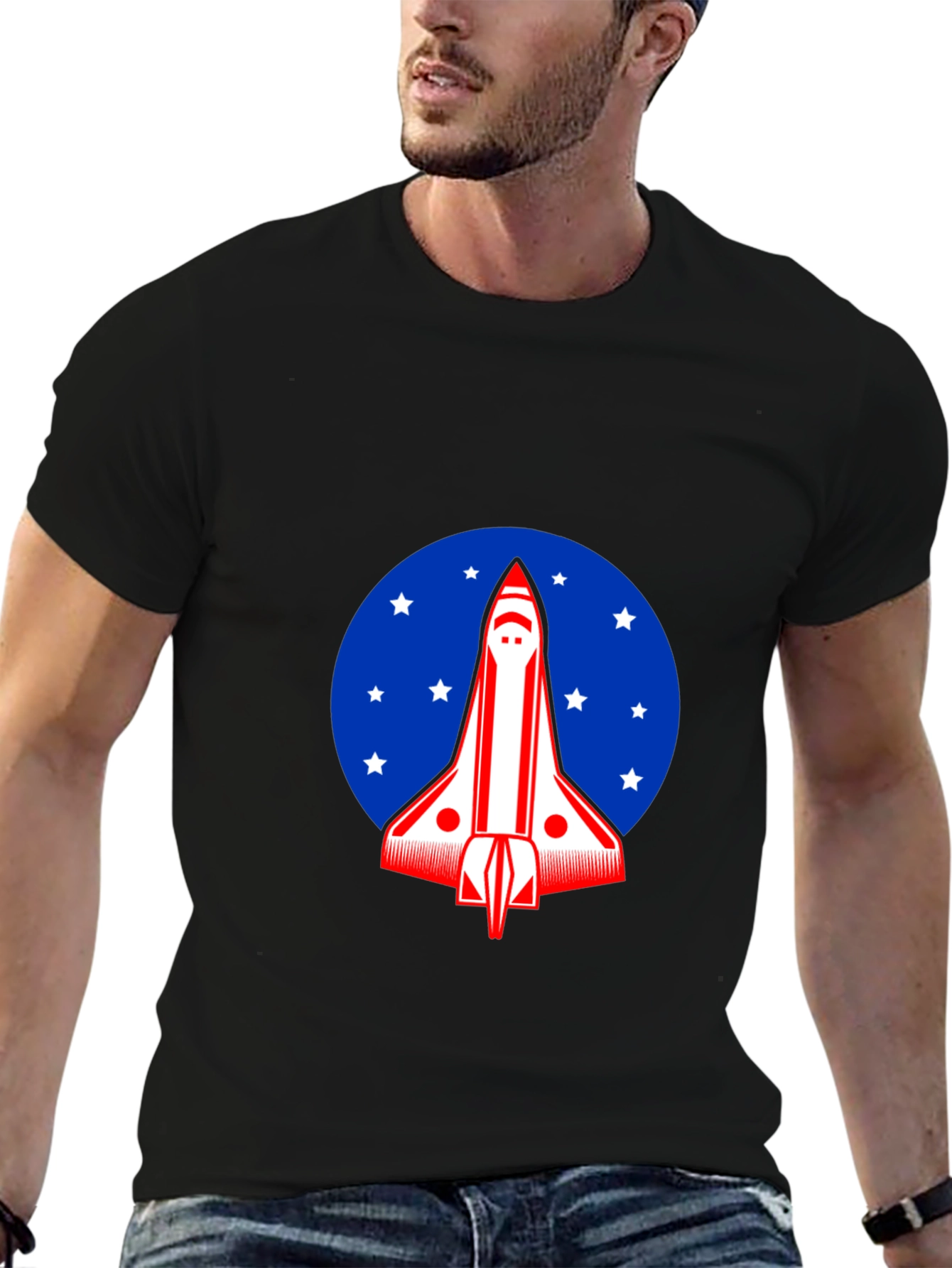 Space Shuttle Graphic Tee - Americana Design