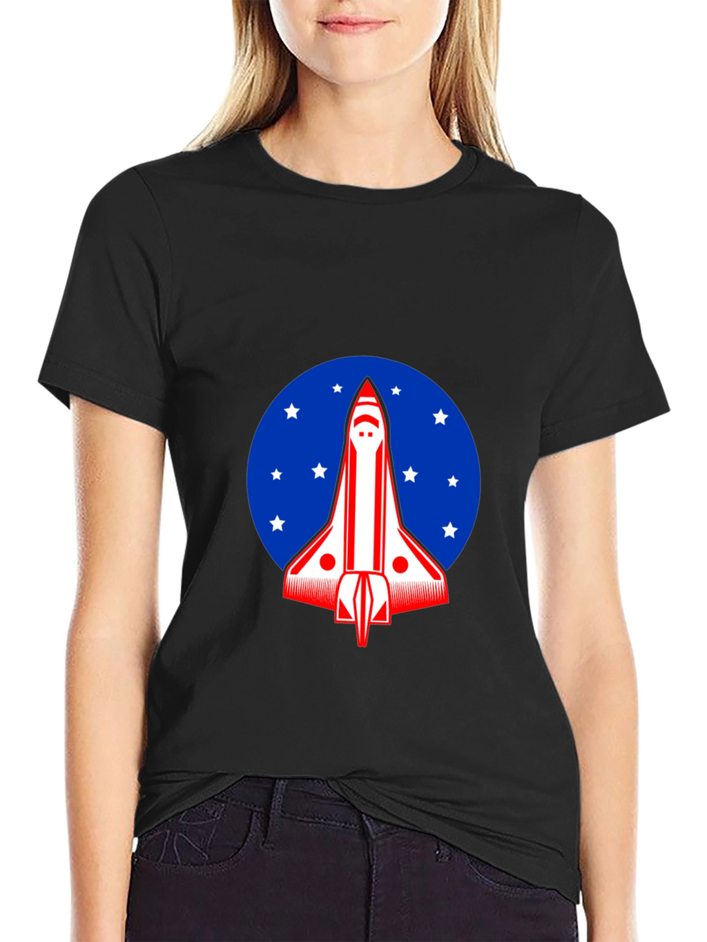 Space Shuttle Graphic Tee - Americana Design