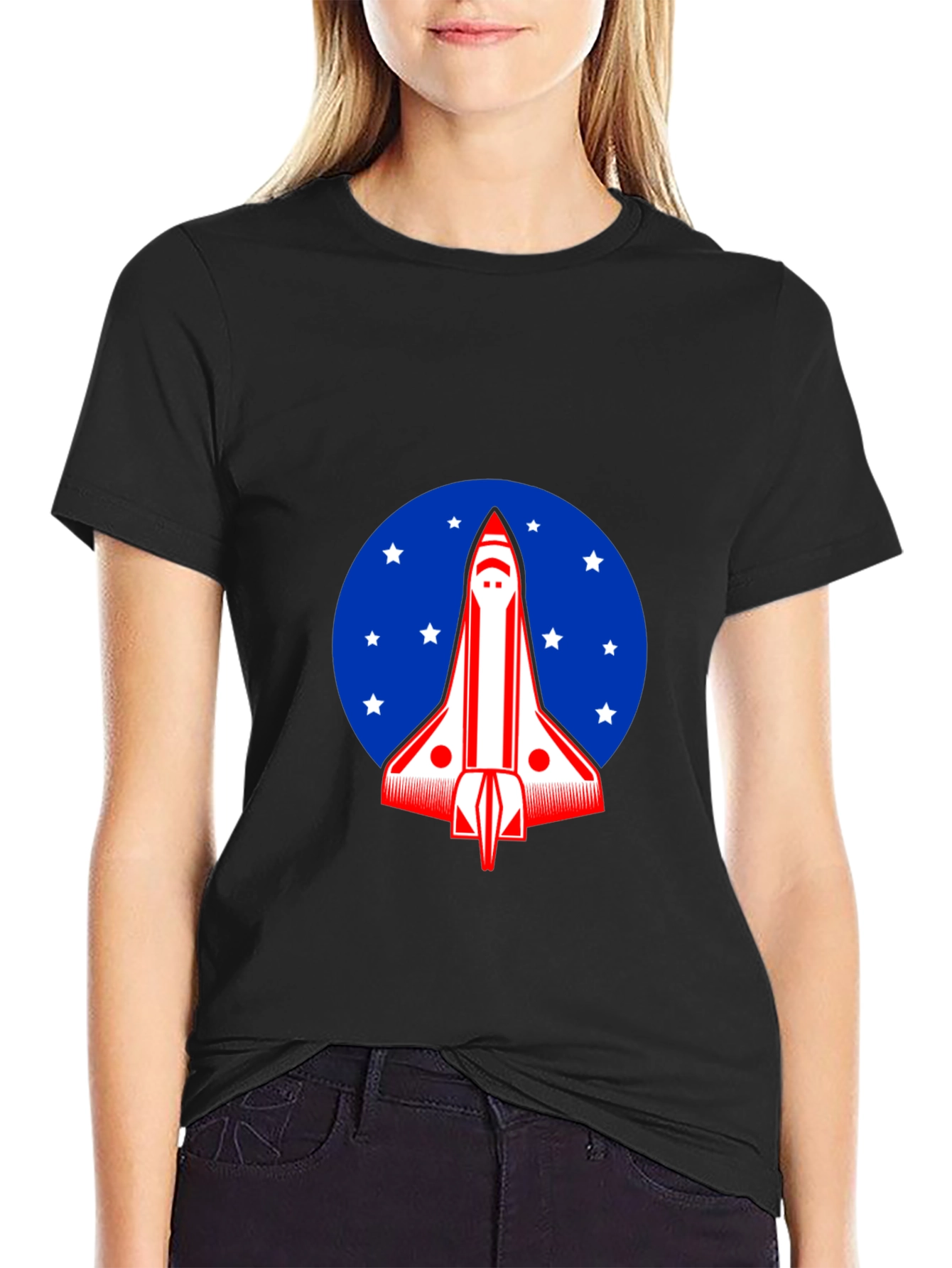 Space Shuttle Graphic Tee - Americana Design