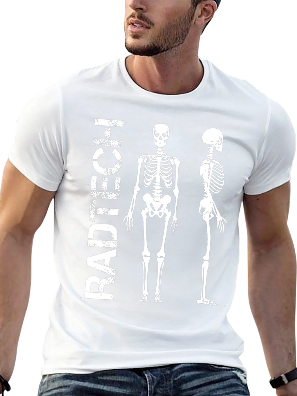 Rad Tech Skeleton Graphic Tee
