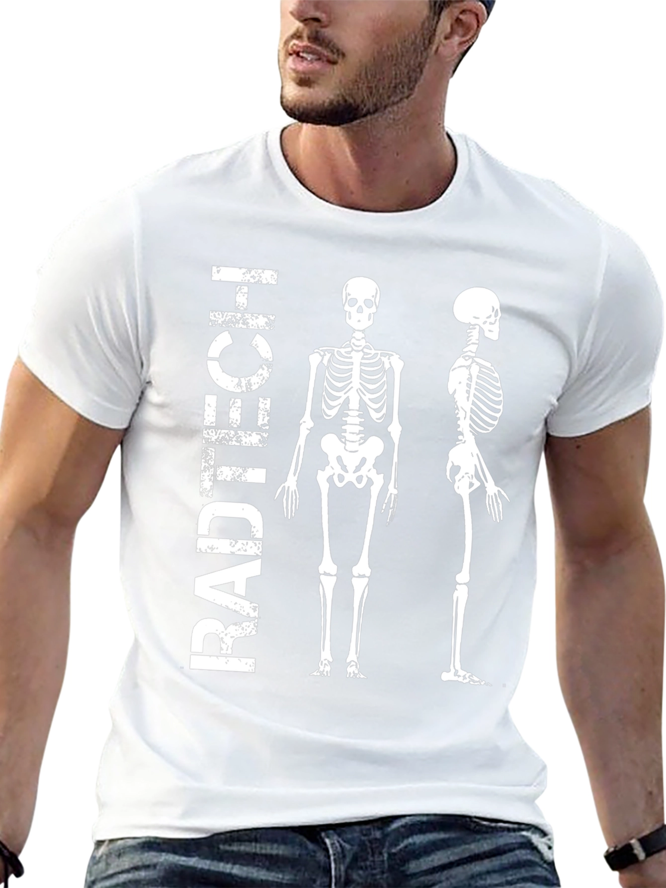 Rad Tech Skeleton Graphic Tee
