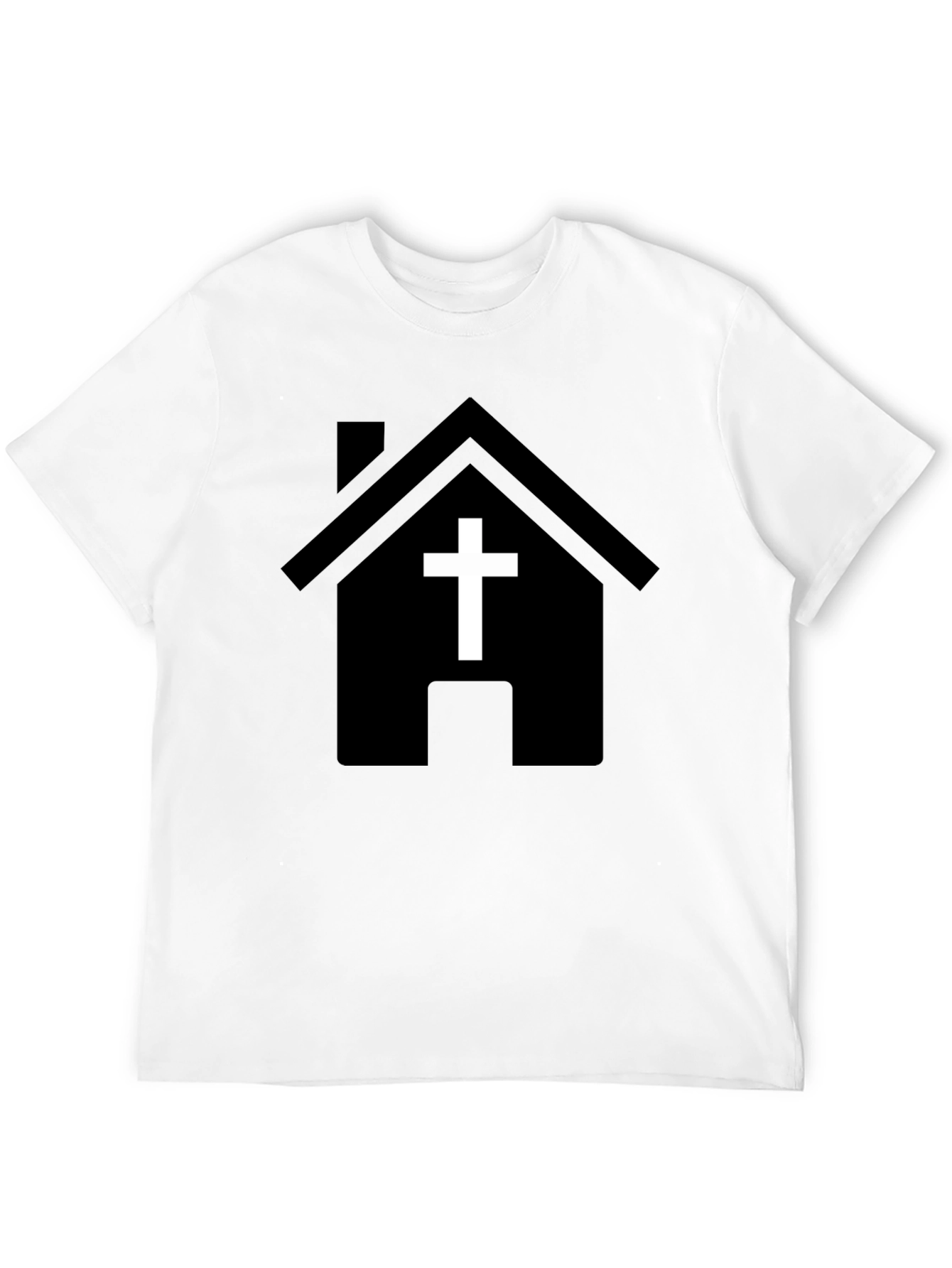 Church House Graphic T-Shirt - Religious Apparel