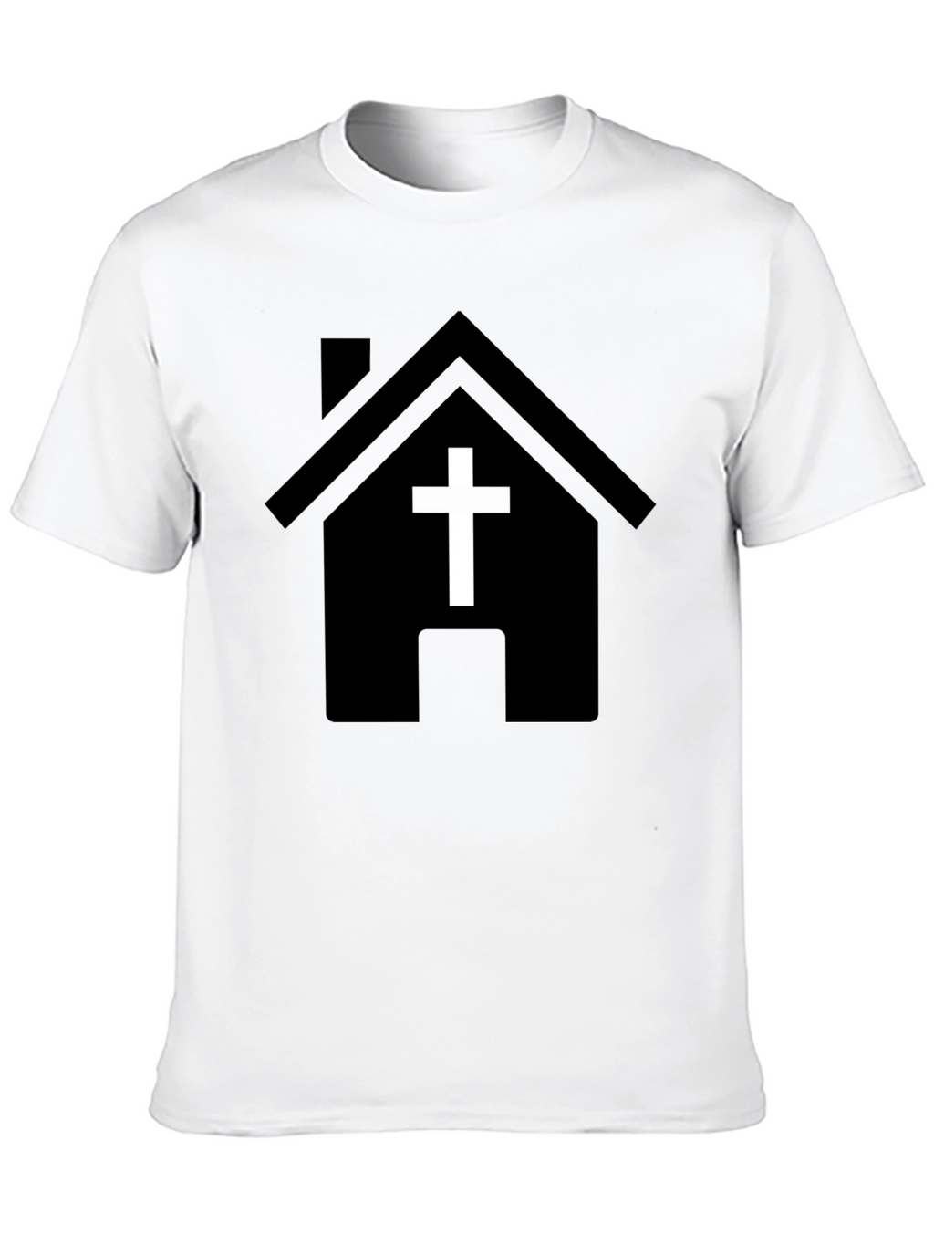 Church House Graphic T-Shirt - Religious Apparel