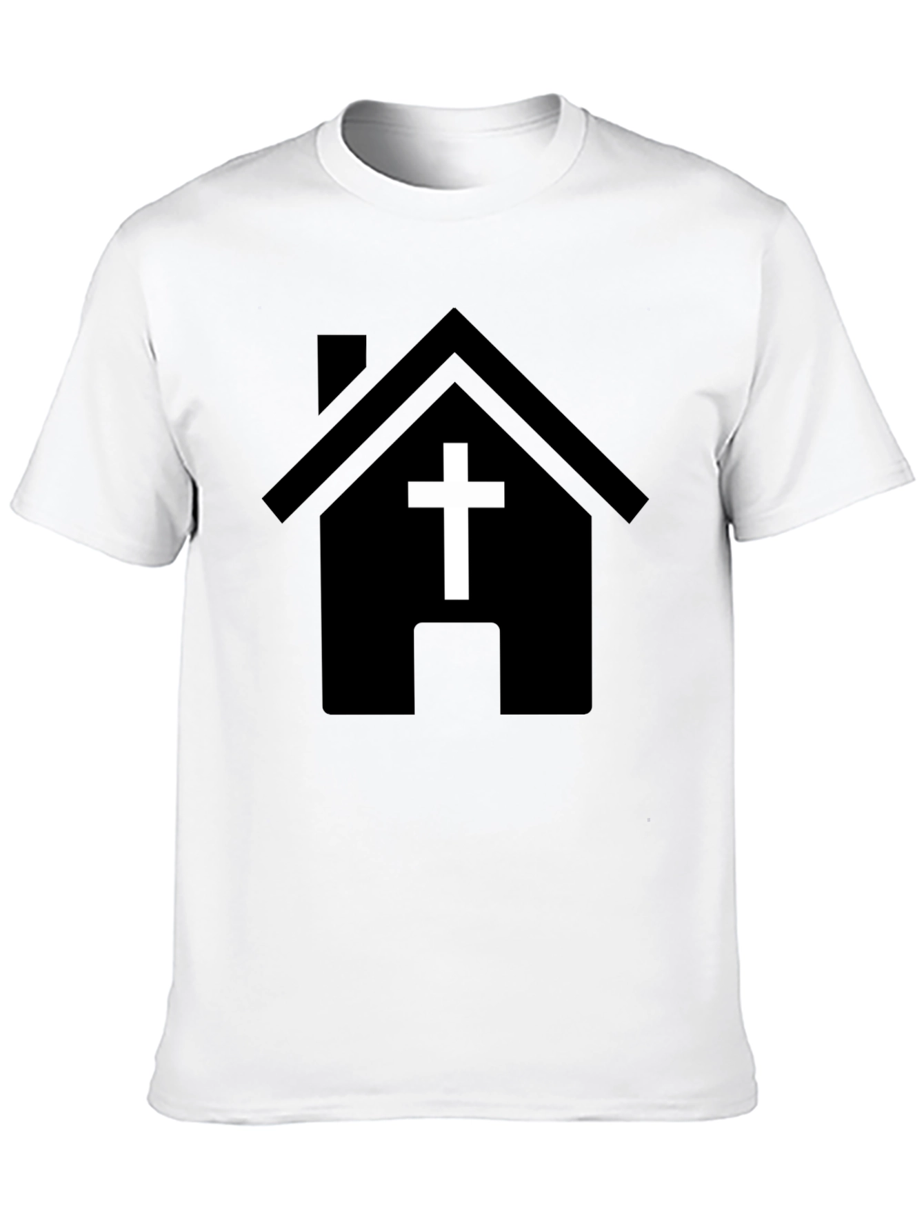 Church House Graphic T-Shirt - Religious Apparel