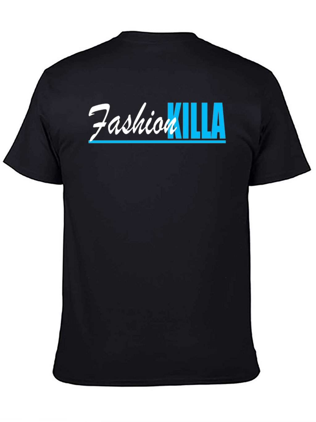 Fashion Killa Graphic Tee - Black Cotton T-Shirt