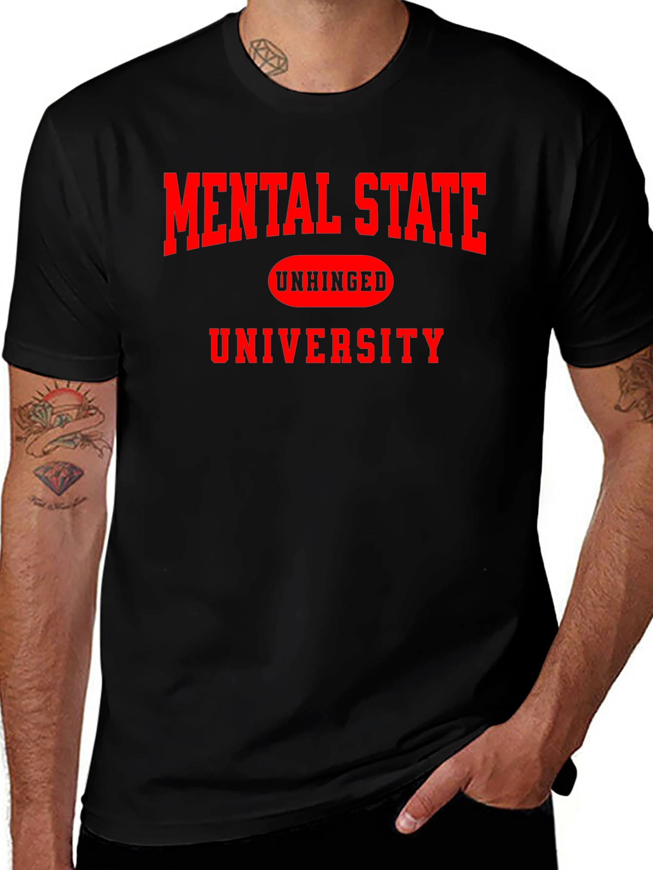 Mental State Unhinged University T-Shirt