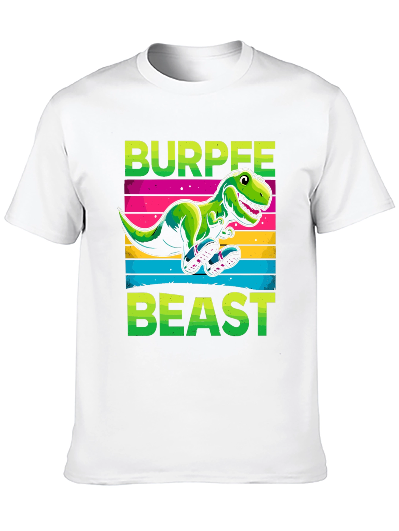 Burpee Beast T-Shirt - Dinosaur Workout Tee