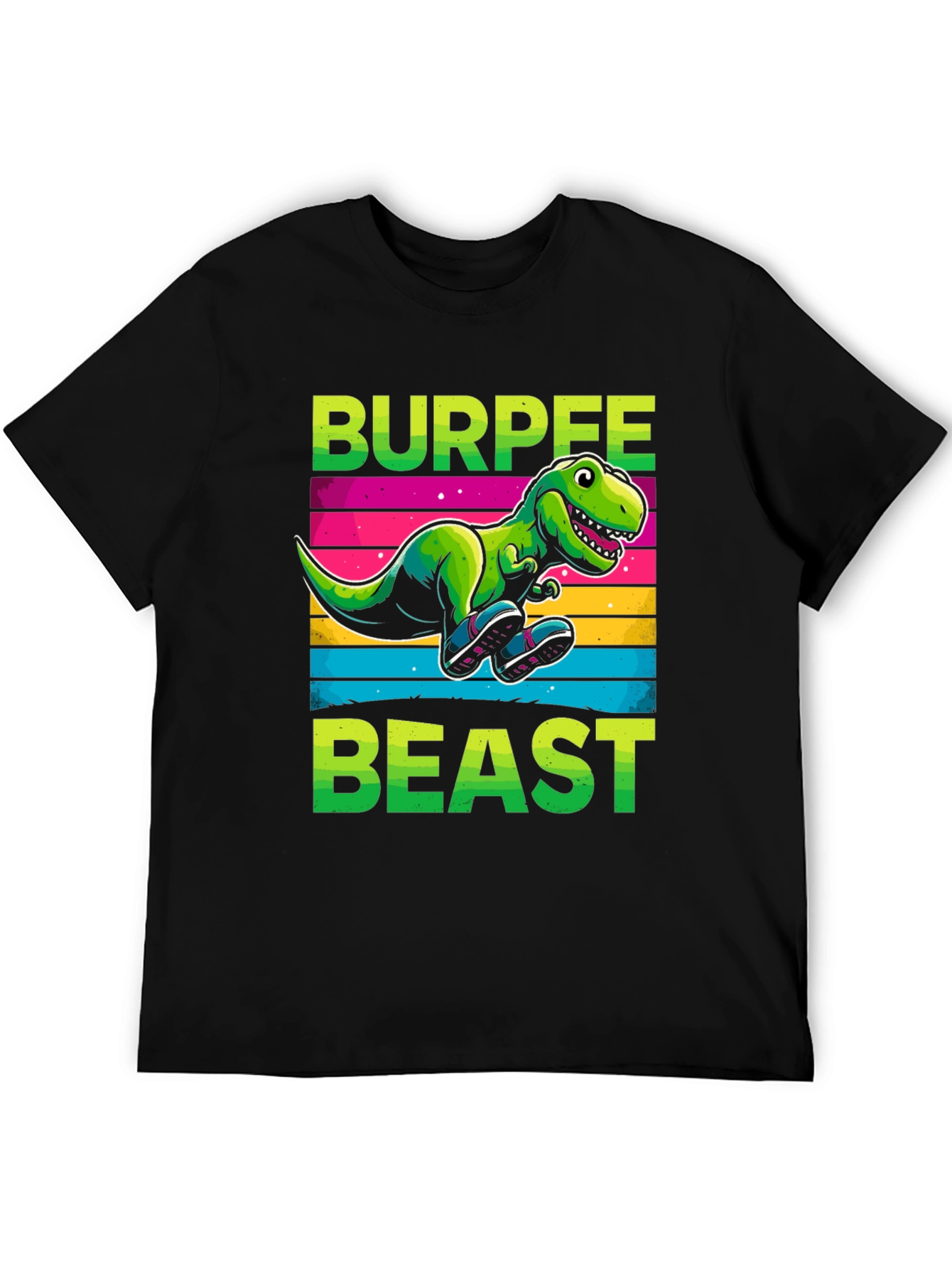 Burpee Beast T-Shirt - Dinosaur Workout Tee