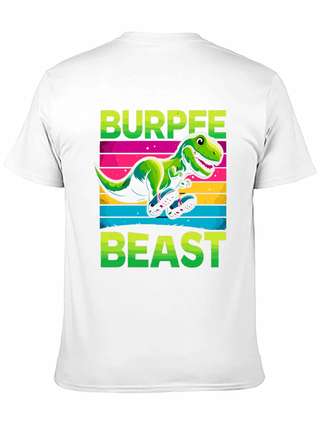 Burpee Beast T-Shirt - Dinosaur Workout Tee