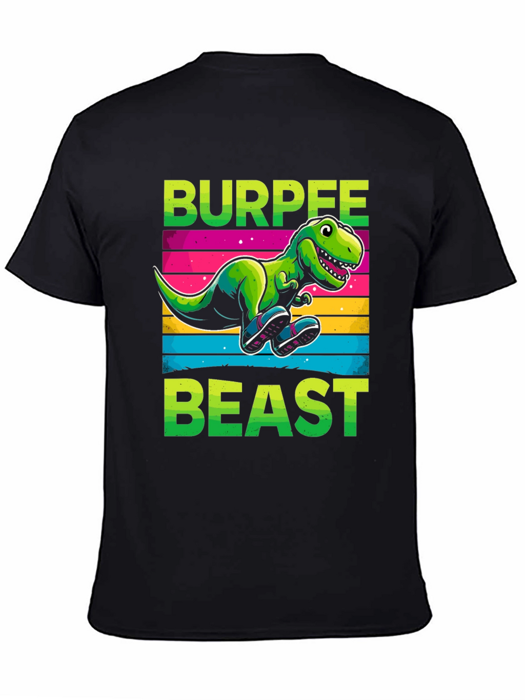 Burpee Beast T-Shirt - Dinosaur Workout Tee