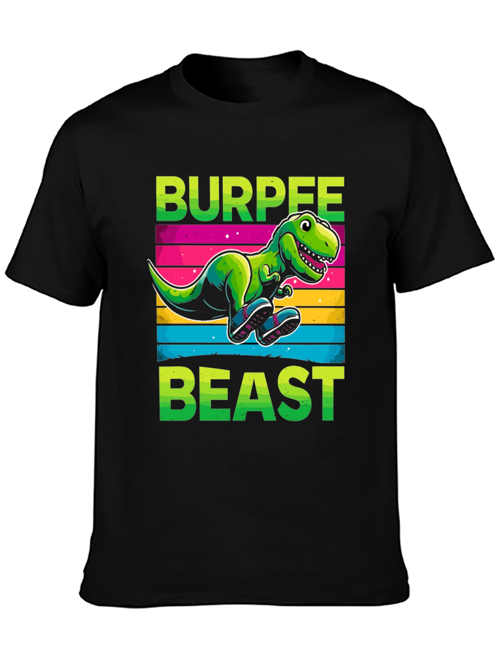 Burpee Beast T-Shirt - Dinosaur Workout Tee