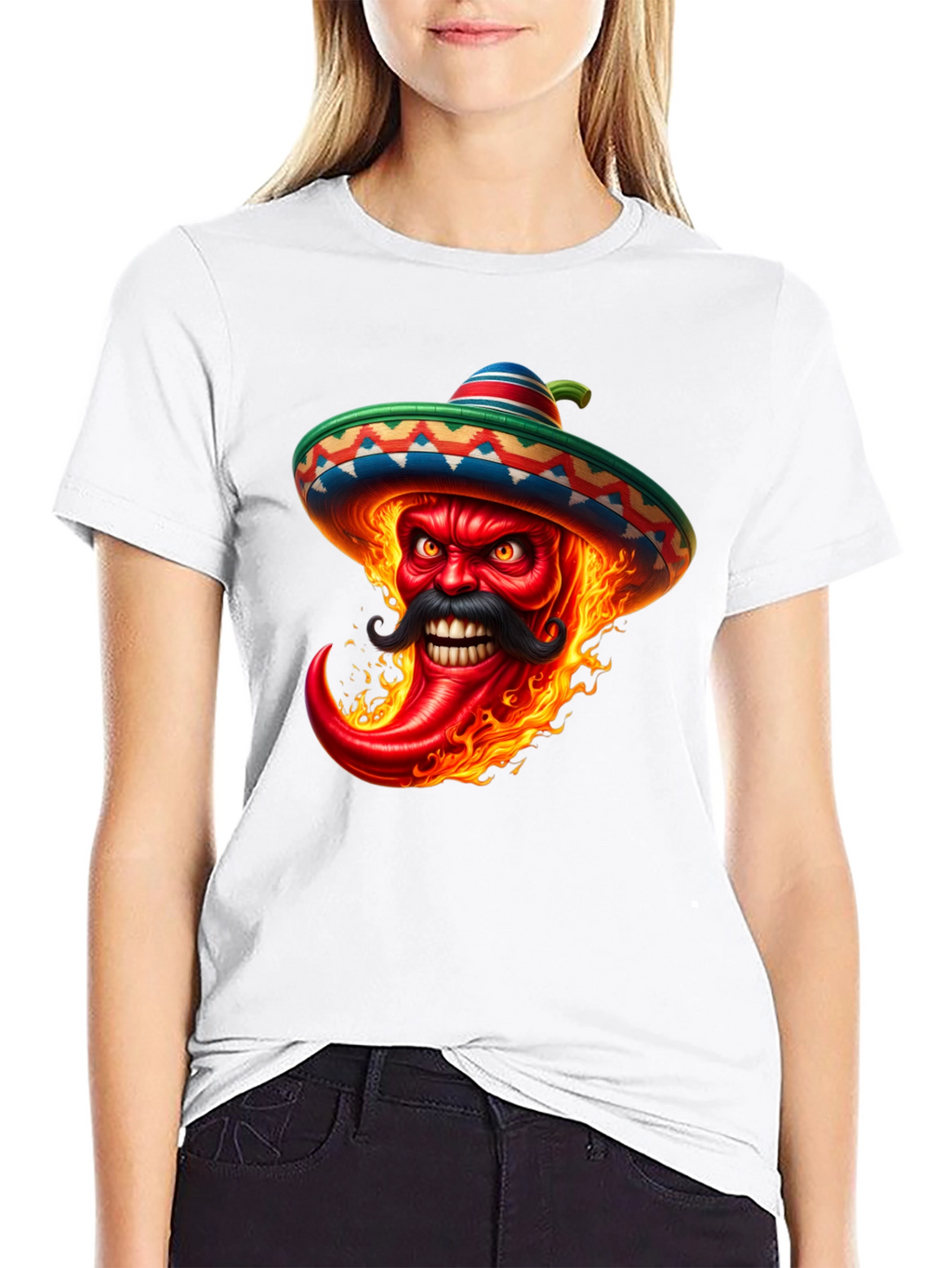 Spicy Pepper Graphic T-Shirt