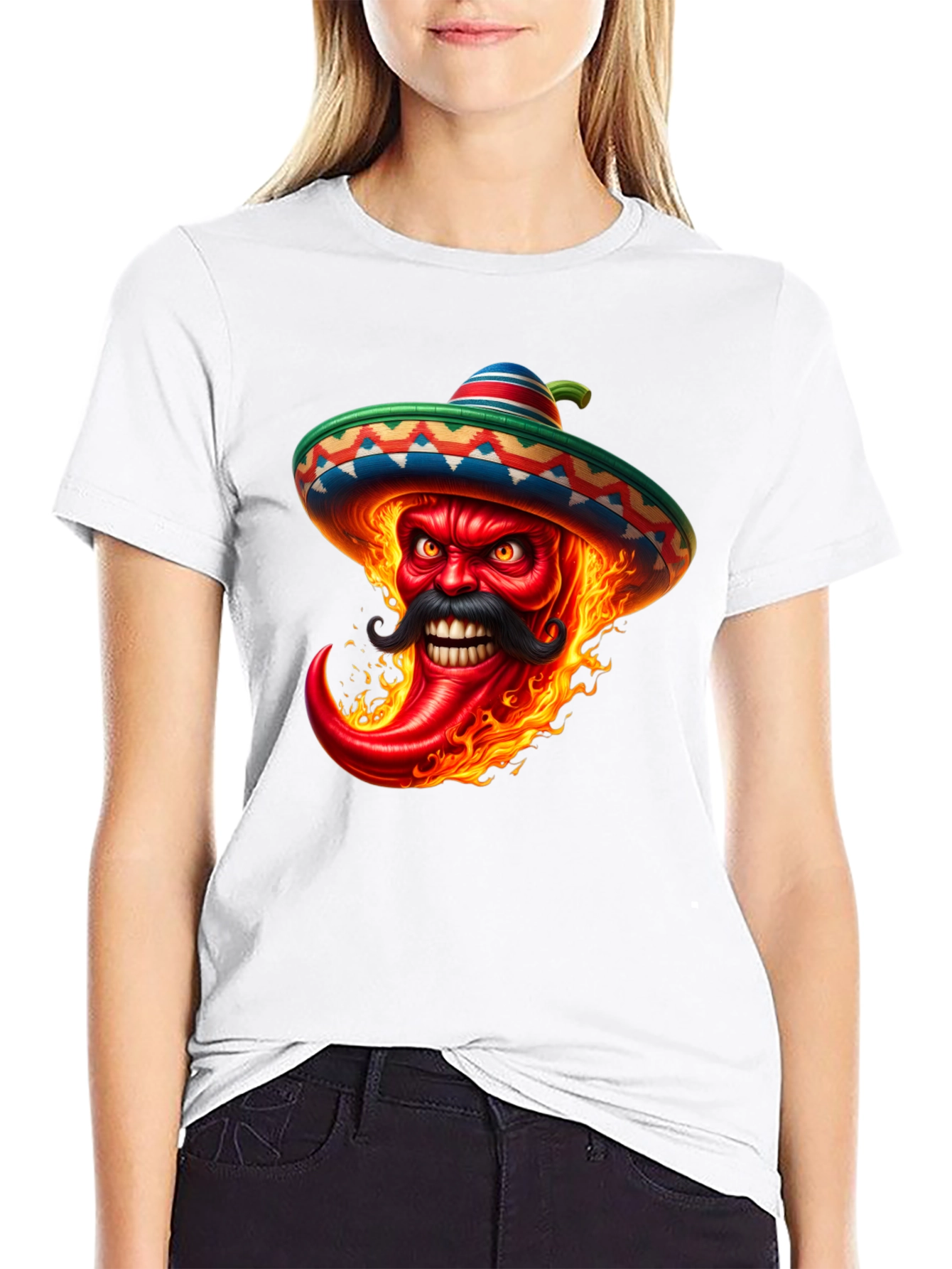Spicy Pepper Graphic T-Shirt