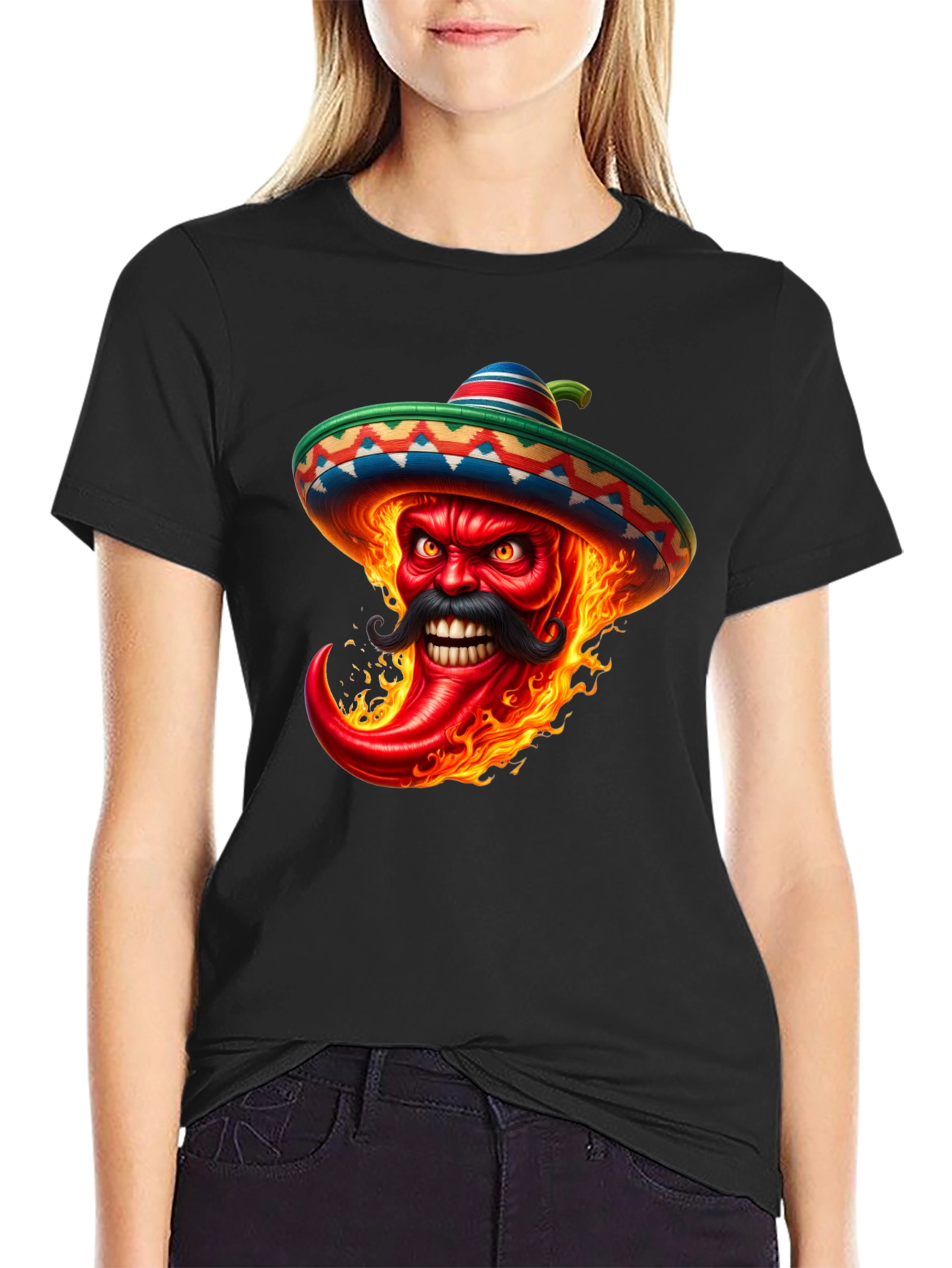 Spicy Pepper Graphic T-Shirt