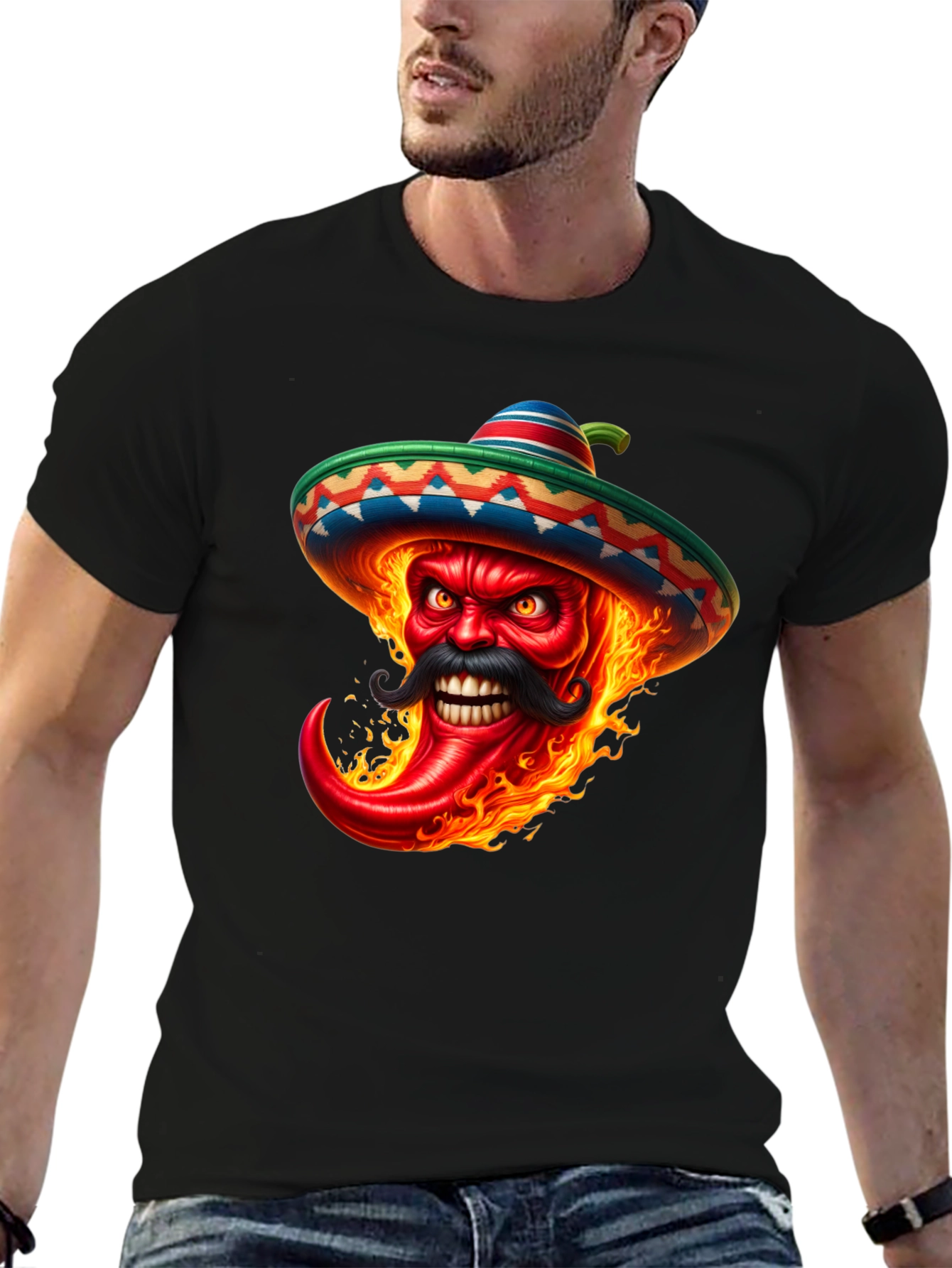 Spicy Pepper Graphic T-Shirt