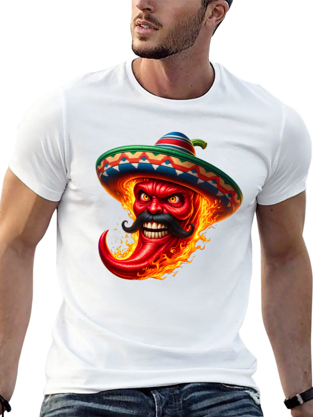 Spicy Pepper Graphic T-Shirt