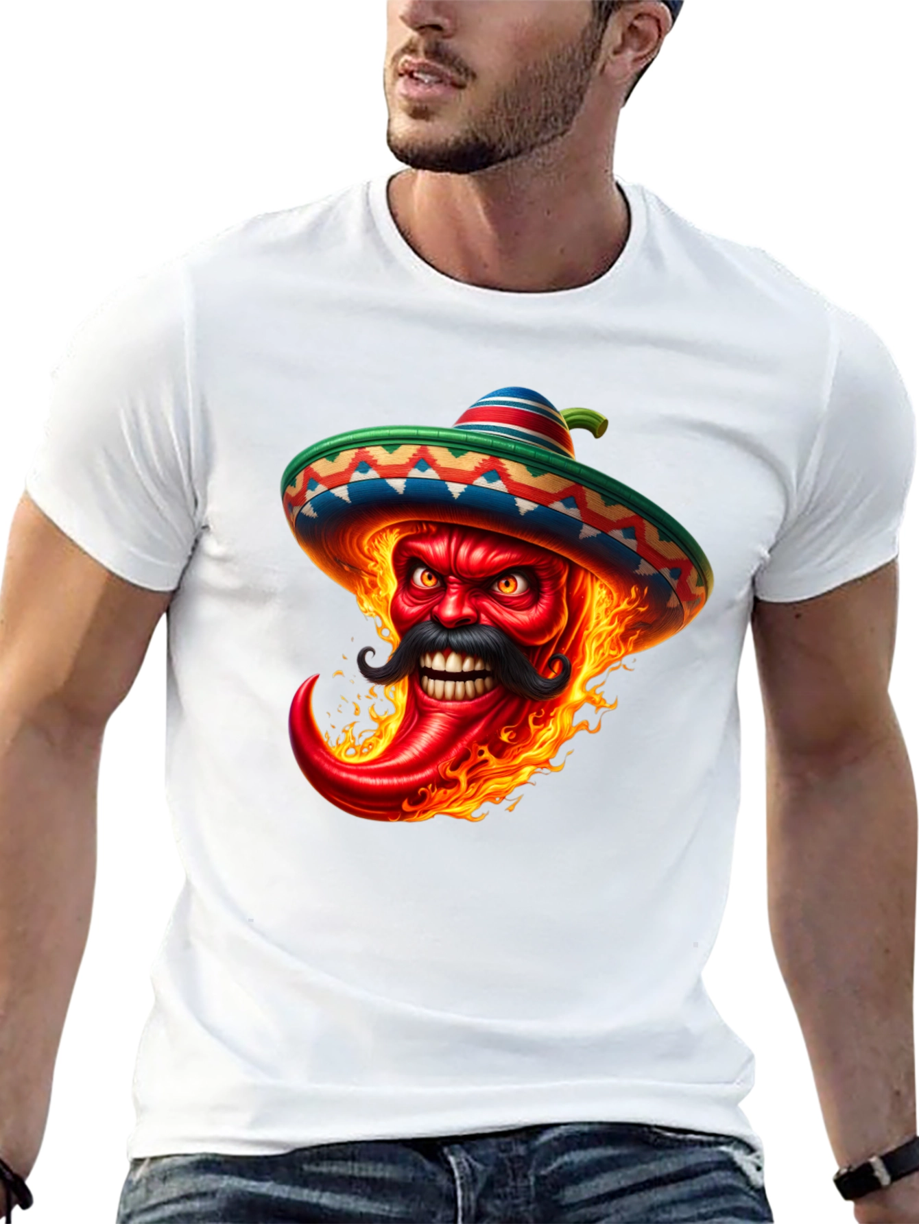 Spicy Pepper Graphic T-Shirt