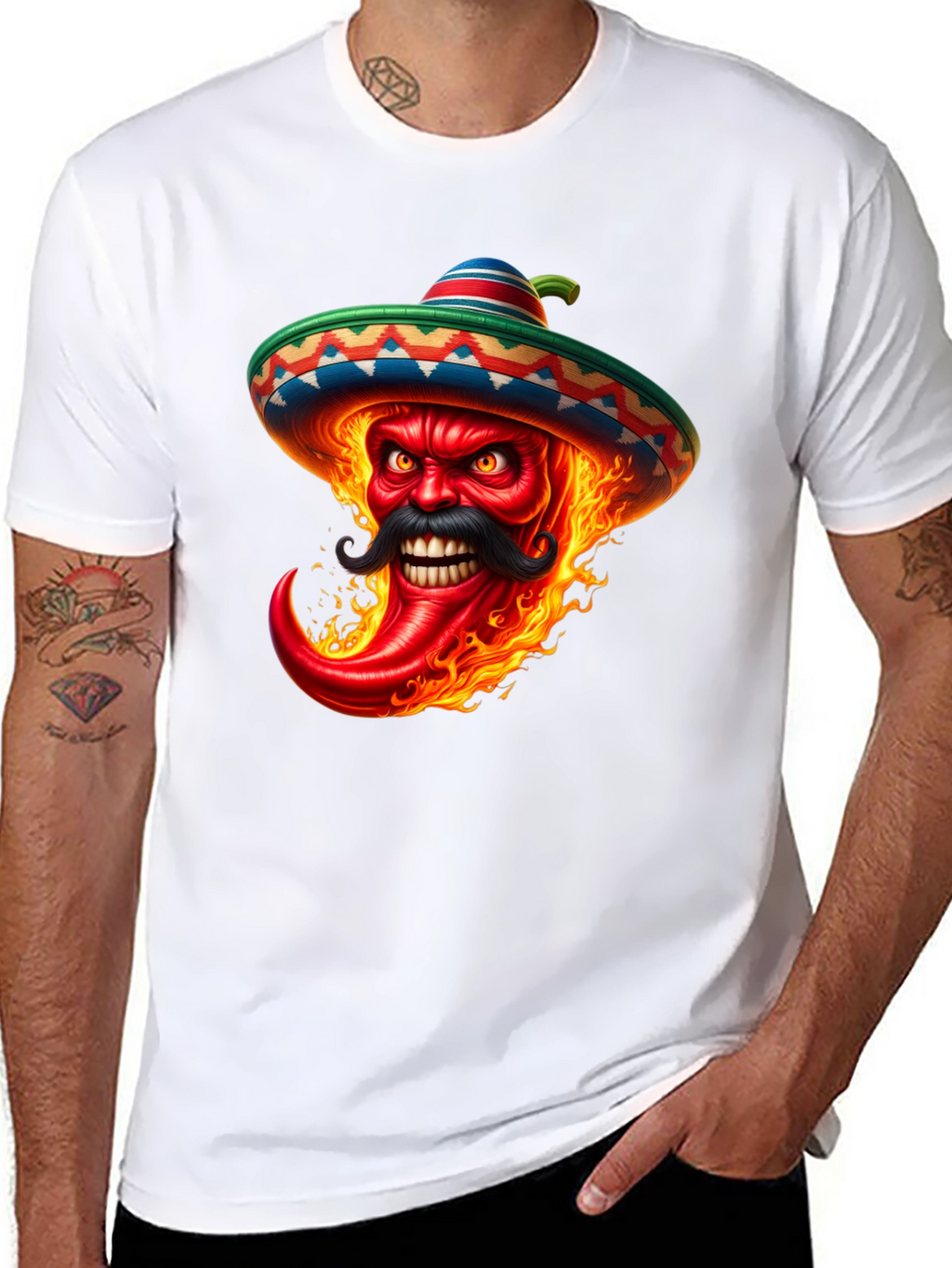 Spicy Pepper Graphic T-Shirt