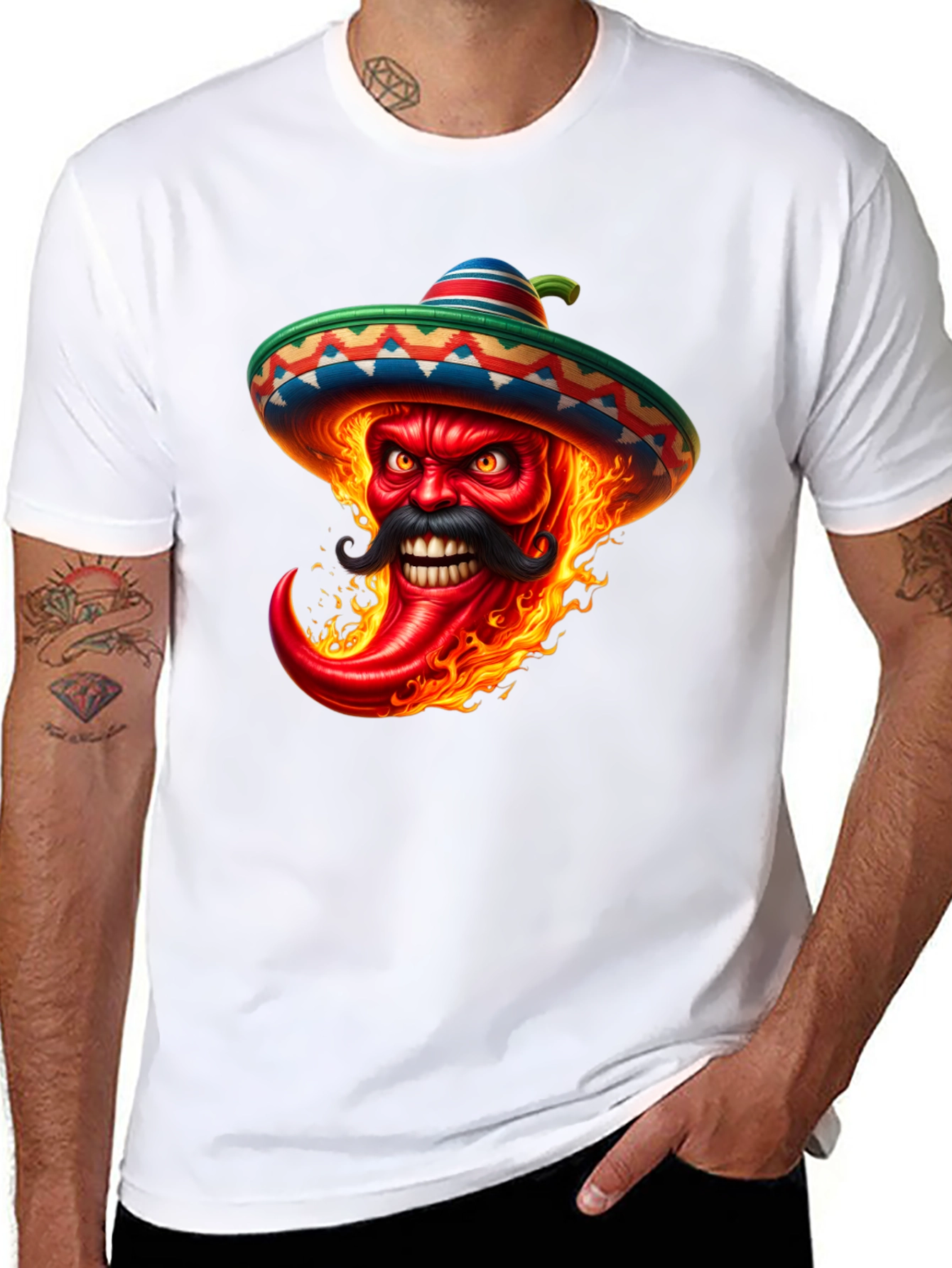 Spicy Pepper Graphic T-Shirt
