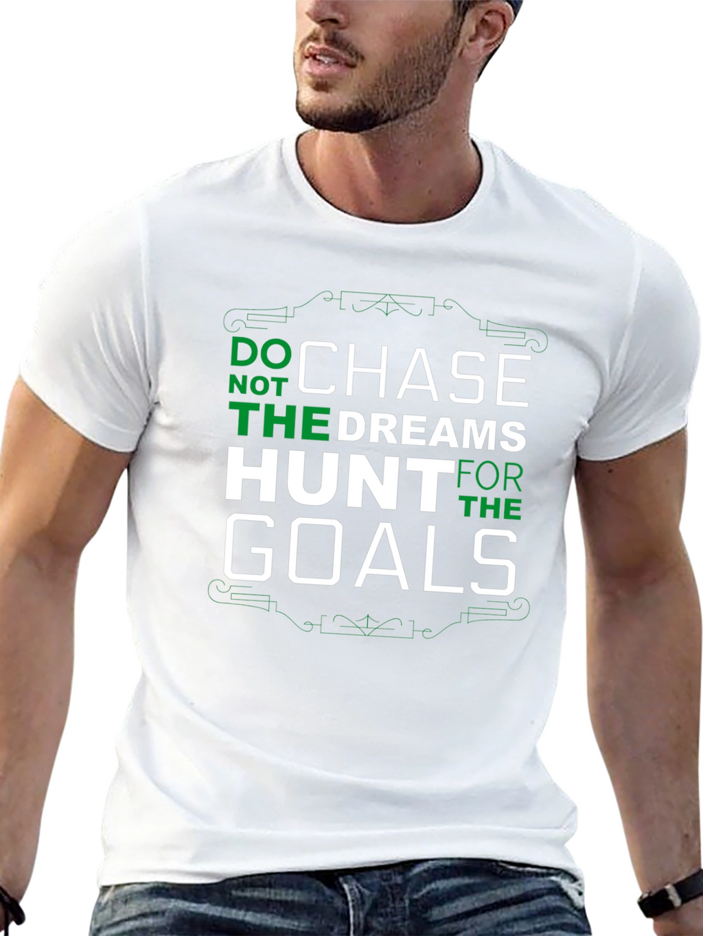Chase Dreams Hunt Goals Graphic T-Shirt