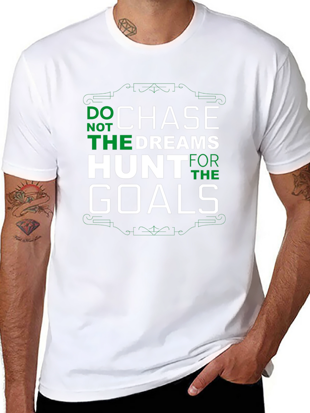 Chase Dreams Hunt Goals Graphic T-Shirt