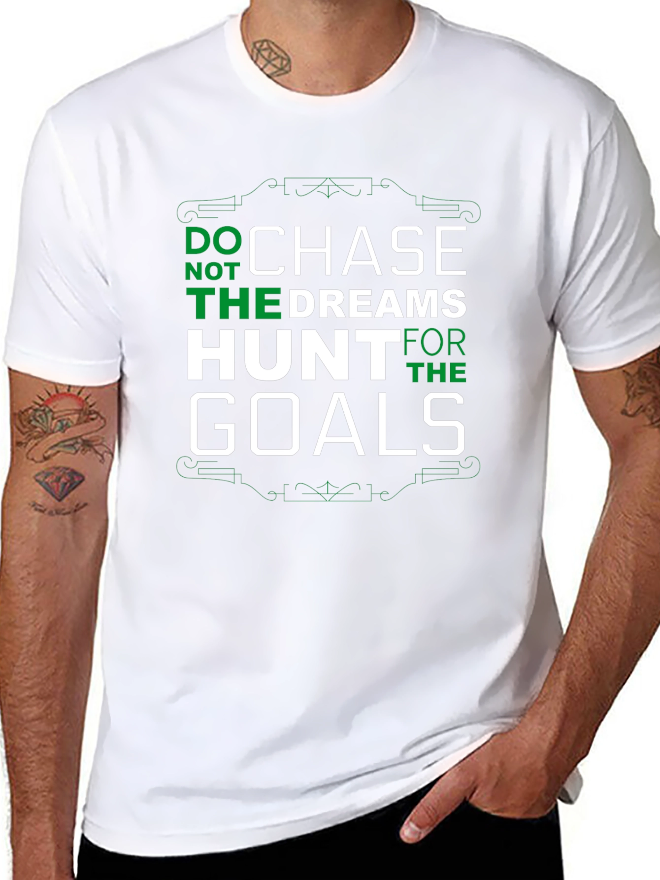 Chase Dreams Hunt Goals Graphic T-Shirt