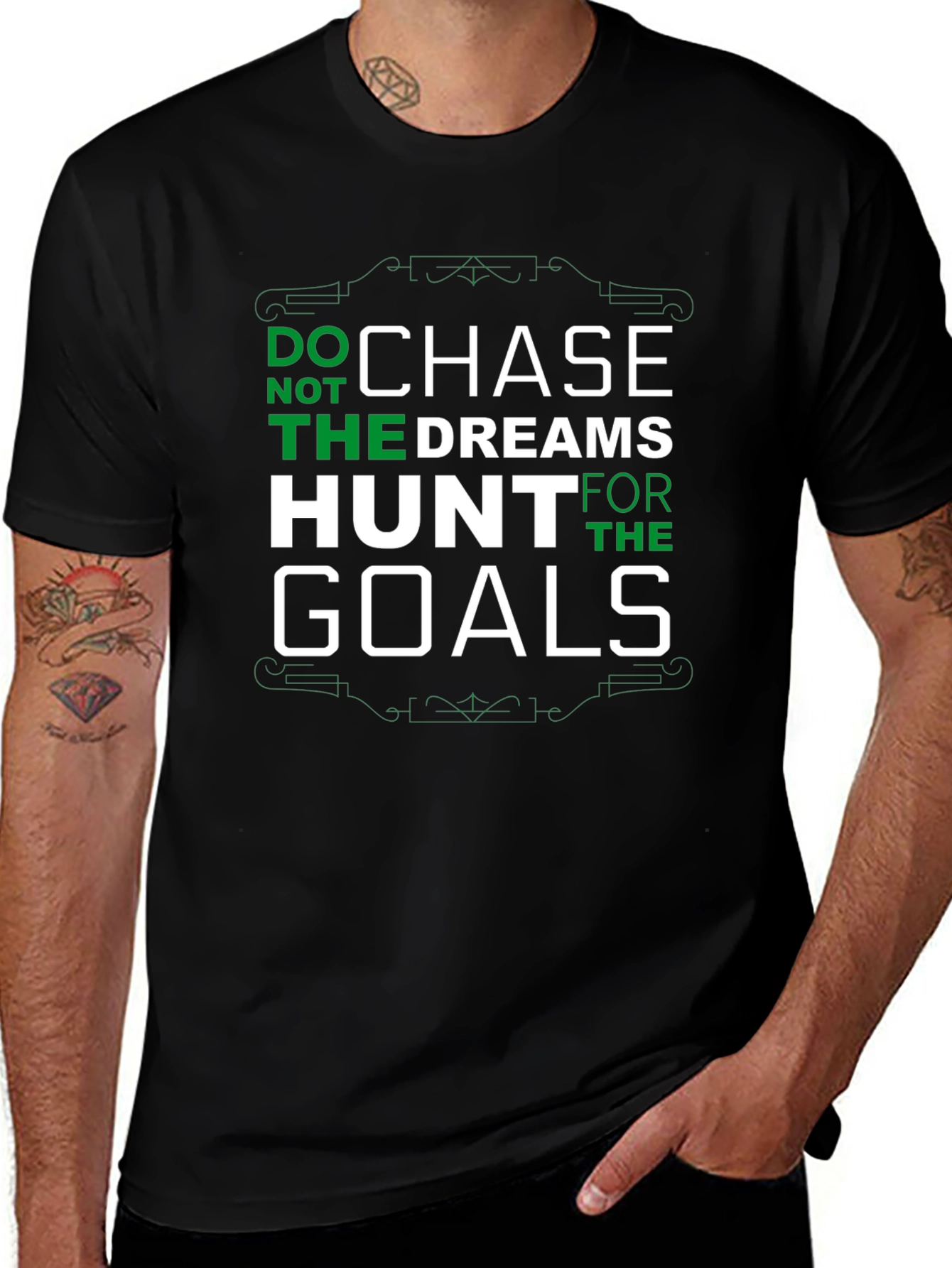 Chase Dreams Hunt Goals Graphic T-Shirt