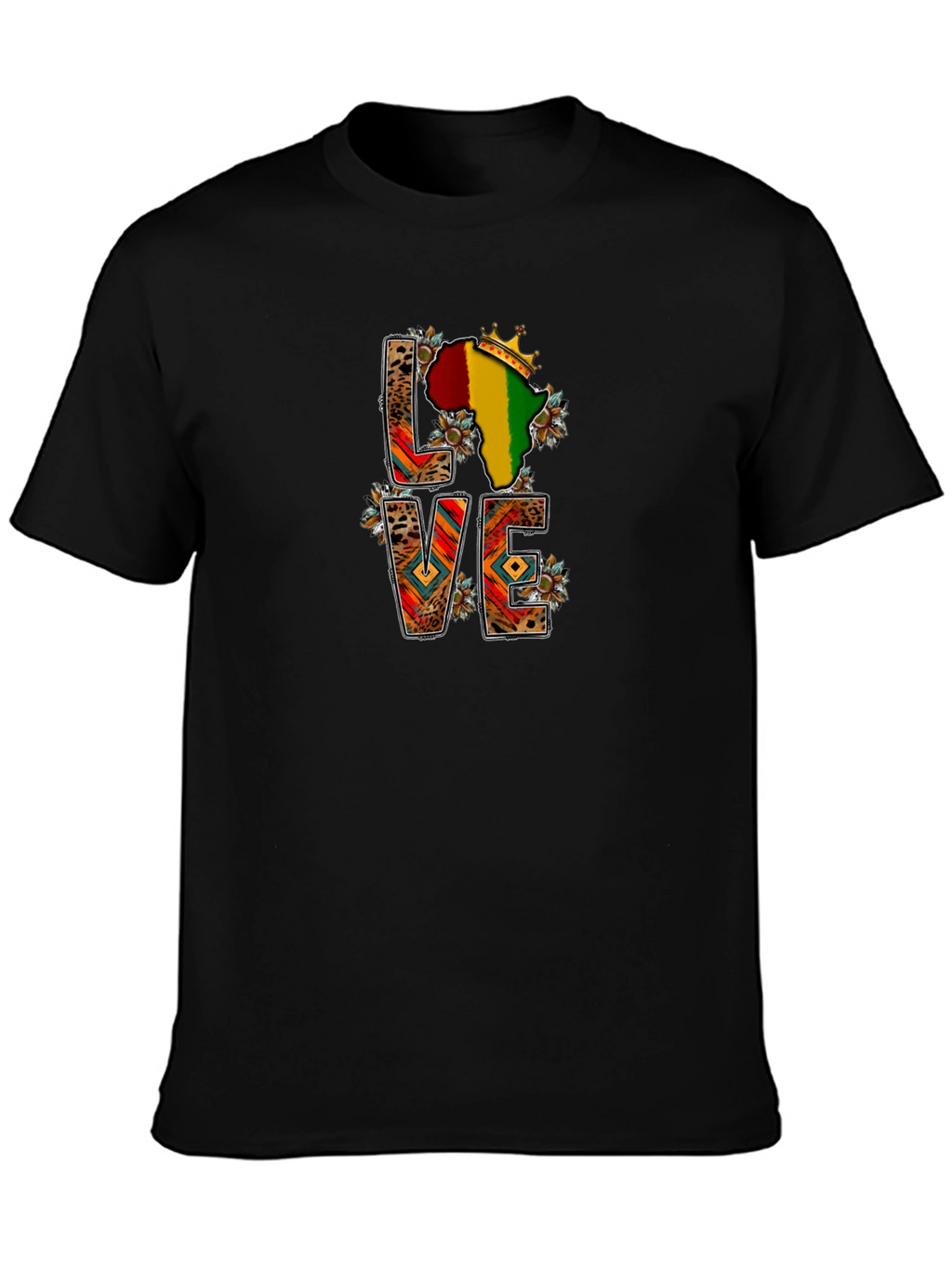 LOVE Africa T-Shirt - Black Pride