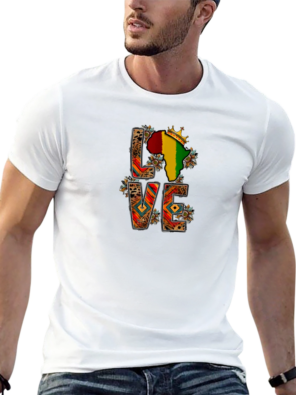 LOVE Africa T-Shirt - Black Pride