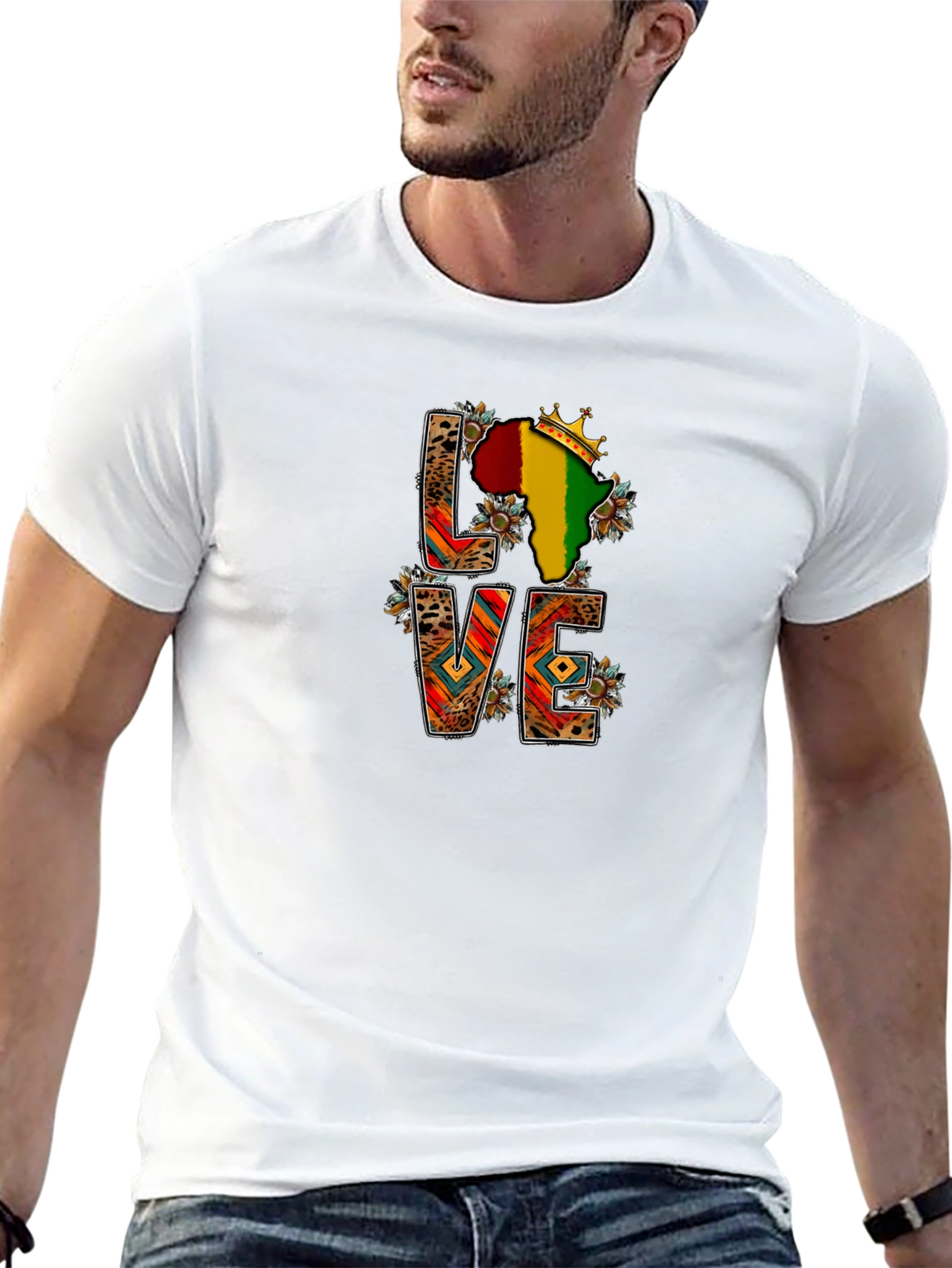 LOVE Africa T-Shirt - Black Pride