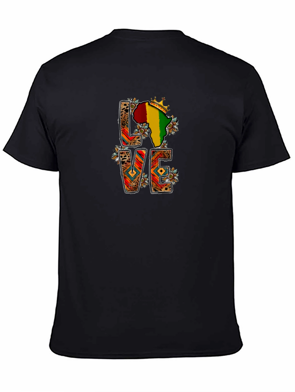 LOVE Africa T-Shirt - Black Pride