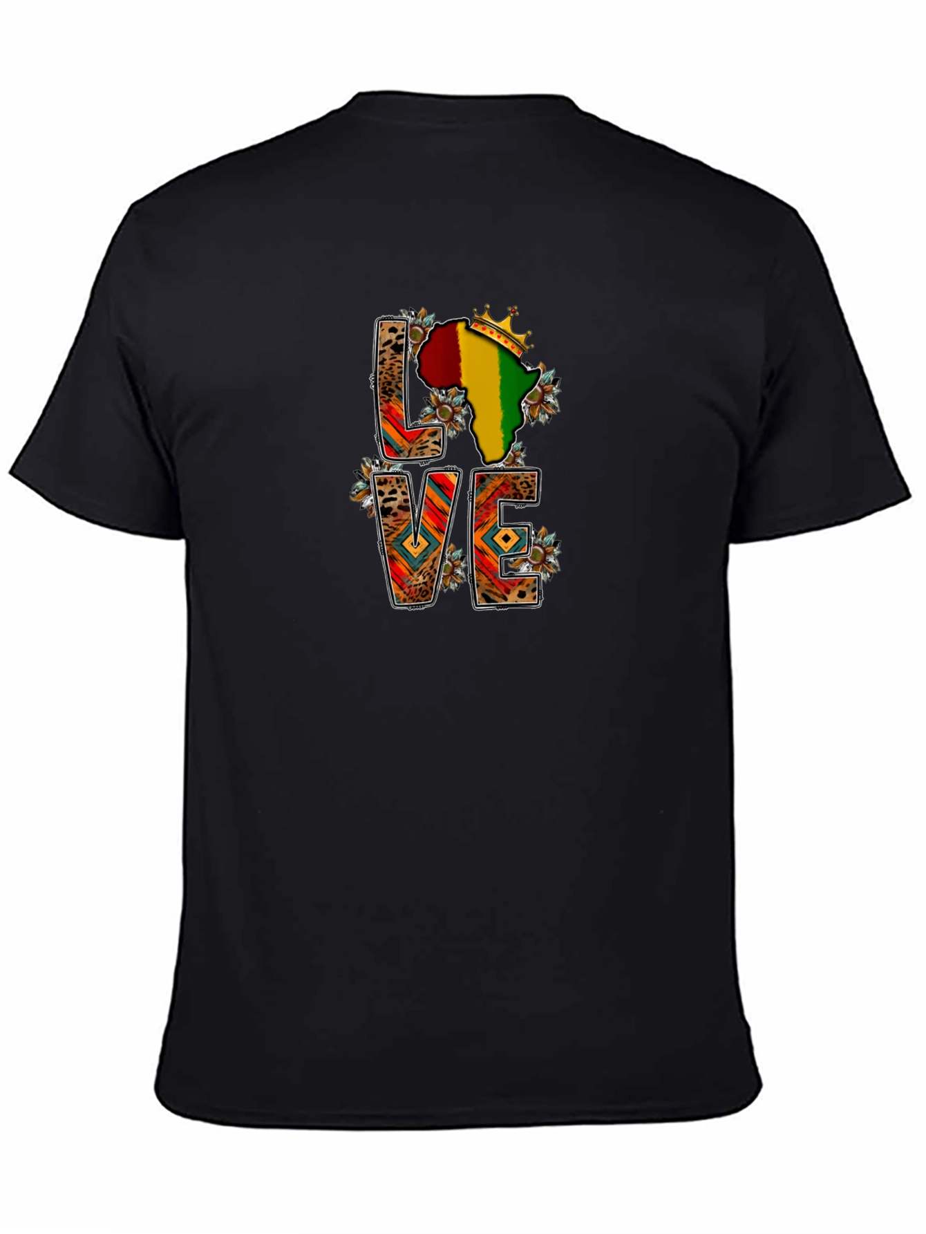 LOVE Africa T-Shirt - Black Pride