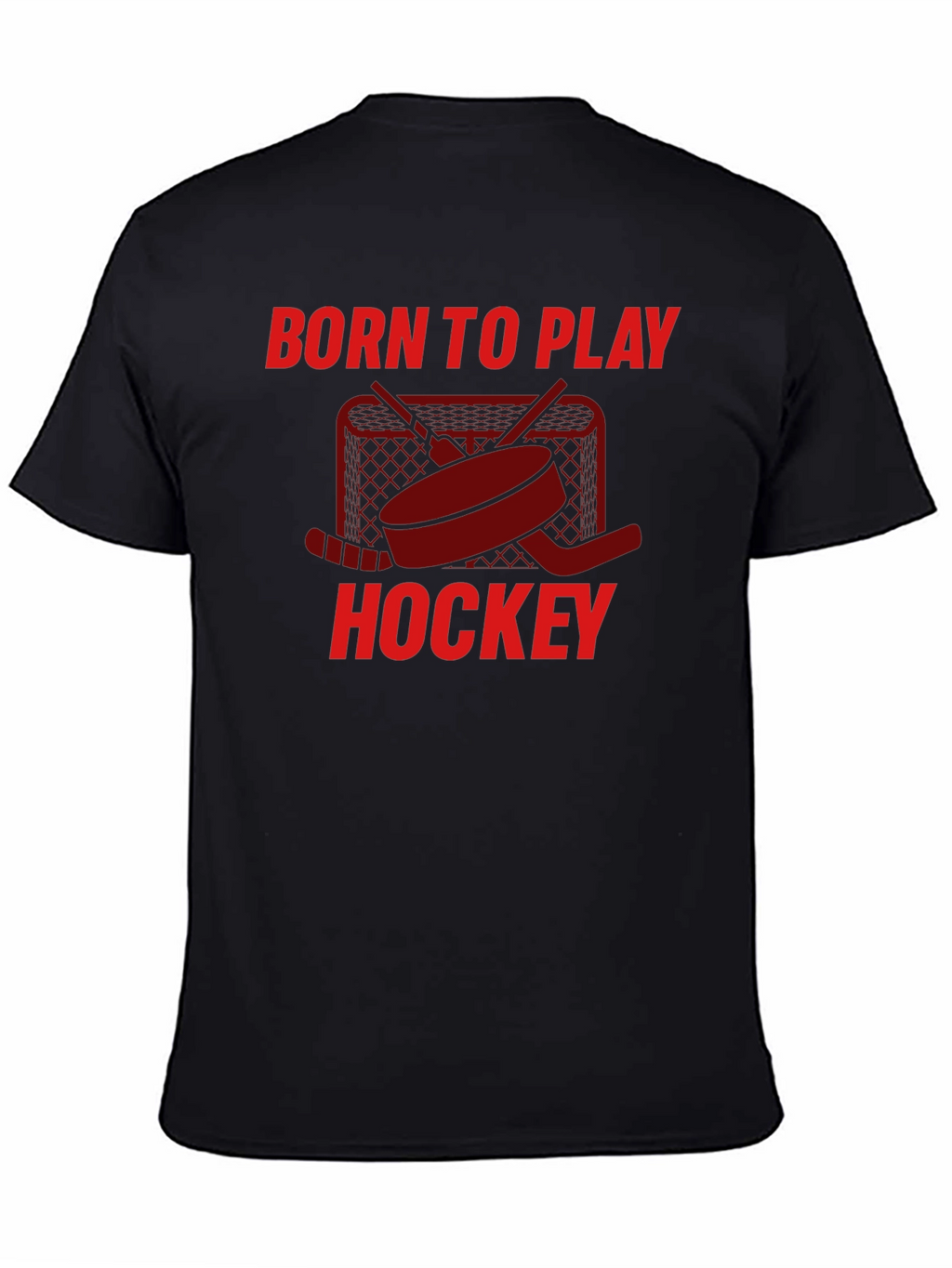 Born to Play Hockey Graphic T-Shirt