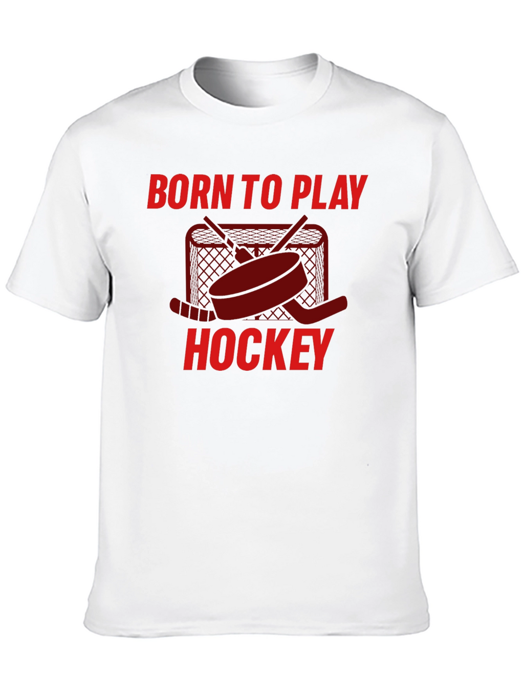 Born to Play Hockey Graphic T-Shirt