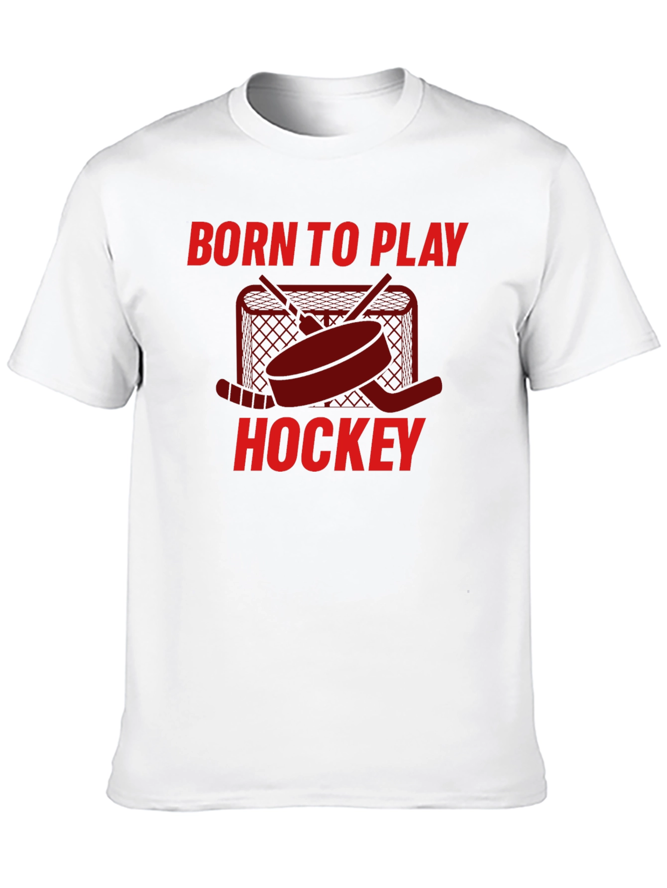 Born to Play Hockey Graphic T-Shirt