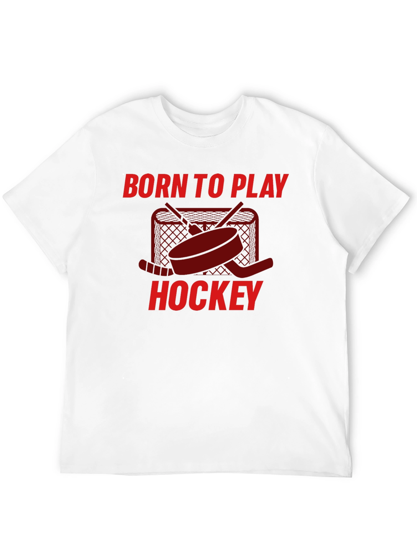 Born to Play Hockey Graphic T-Shirt