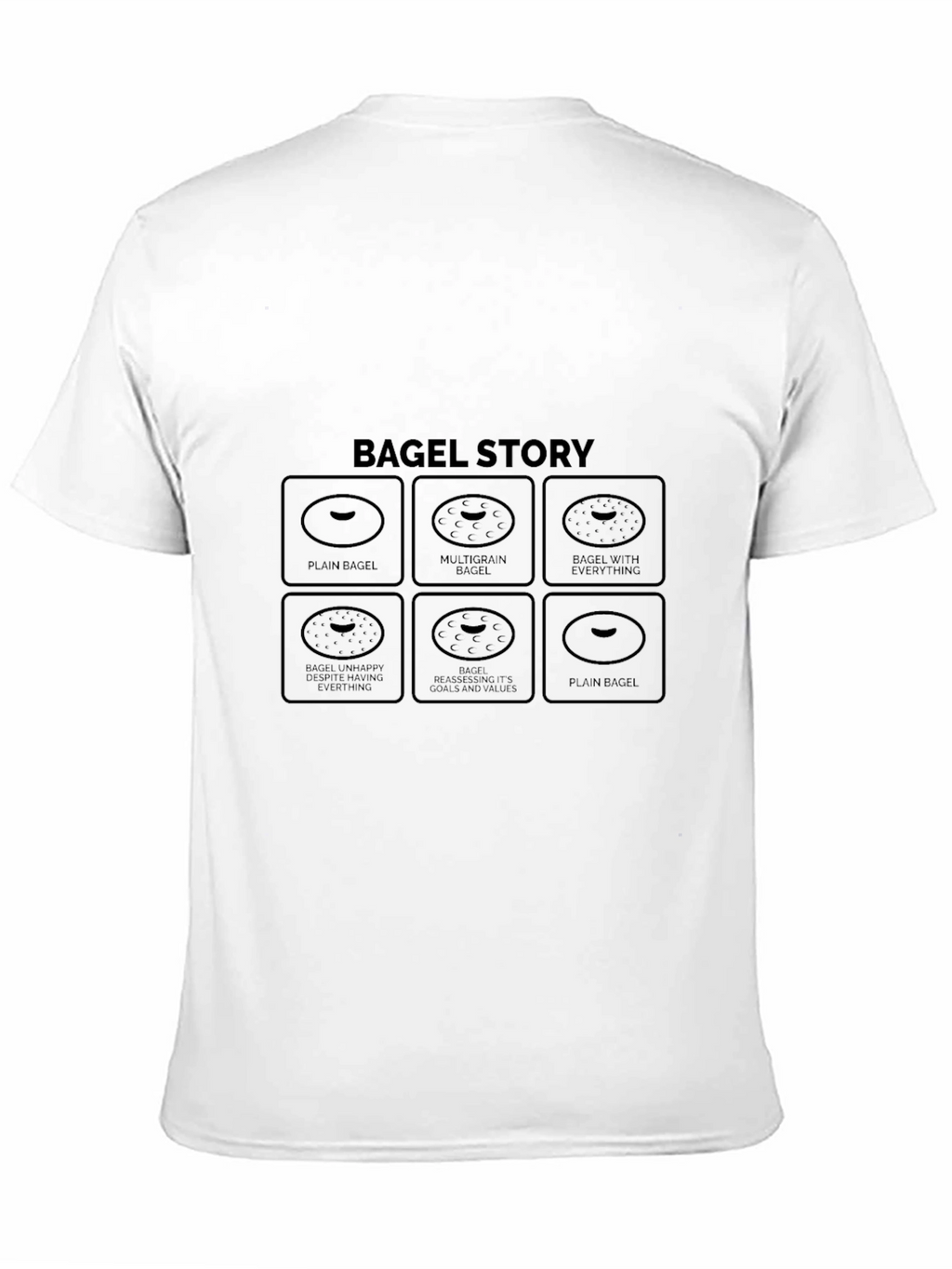 Bagel Story T-Shirt - Funny Foodie Tee