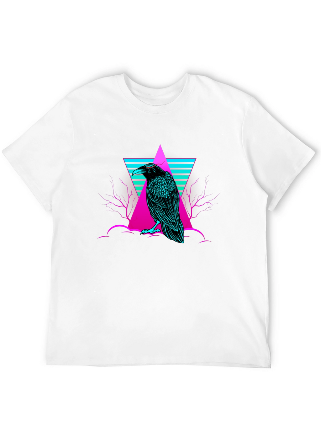 Raven T-Shirt: Cyberpunk Graphic Tee
