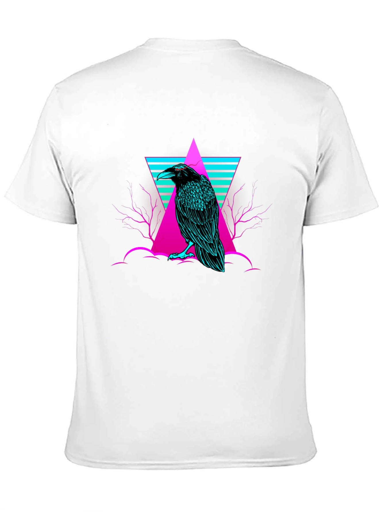 Raven T-Shirt: Cyberpunk Graphic Tee