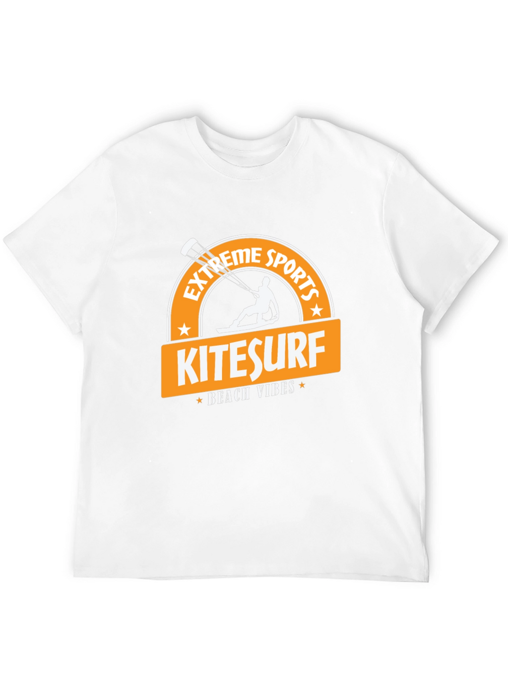 Kitesurf Beach Vibes Black T-Shirt