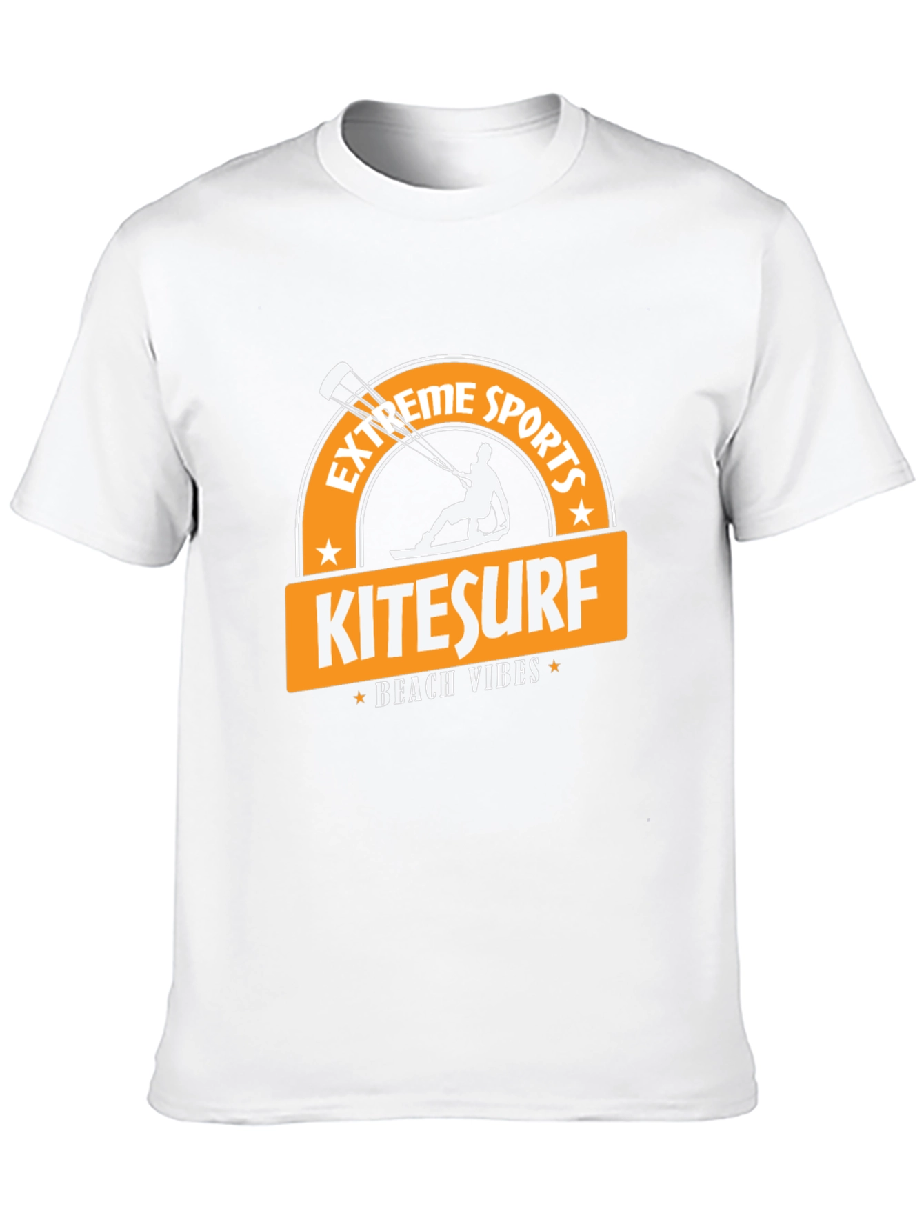 Kitesurf Beach Vibes Black T-Shirt