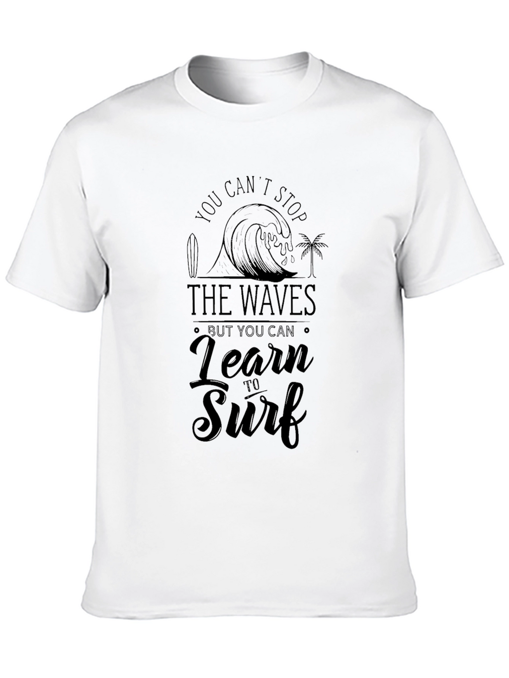 Surf Life Graphic Tee - Black T-Shirt