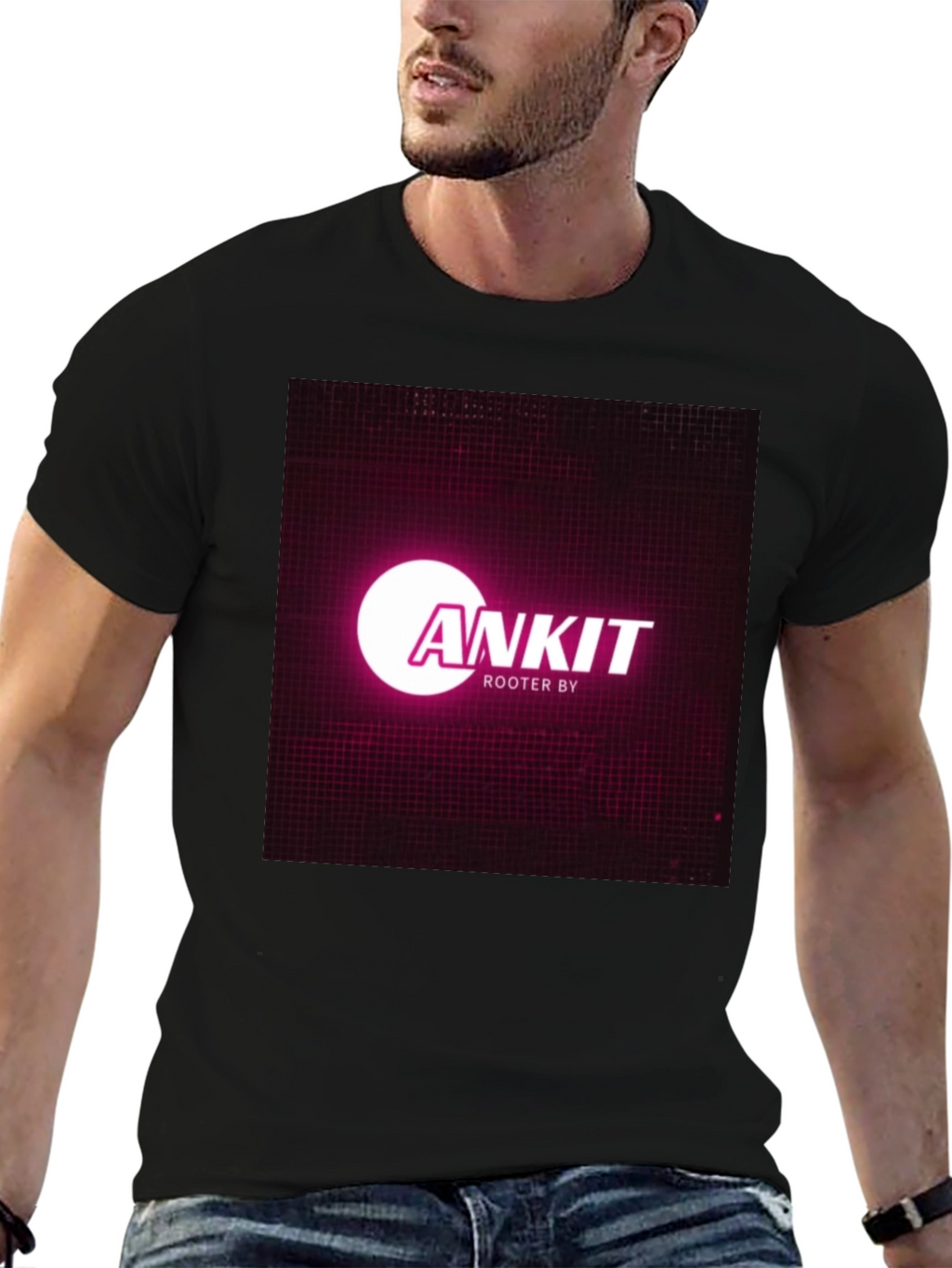 Ankit Rooter By Black T-Shirt