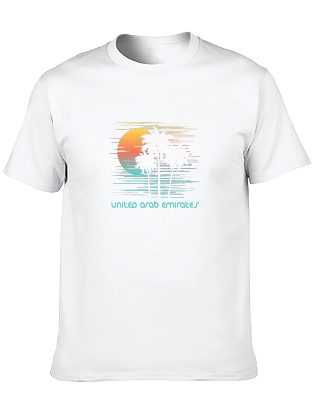 United Arab Emirates Sunset Graphic T-Shirt