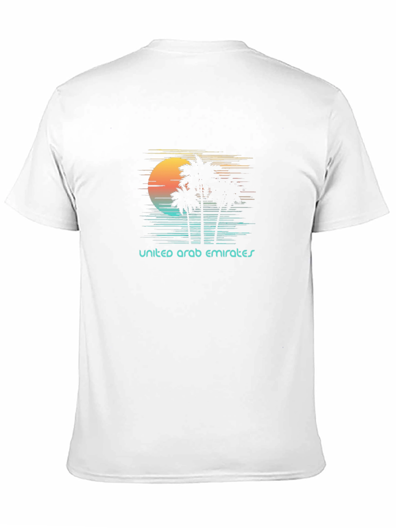 United Arab Emirates Sunset Graphic T-Shirt