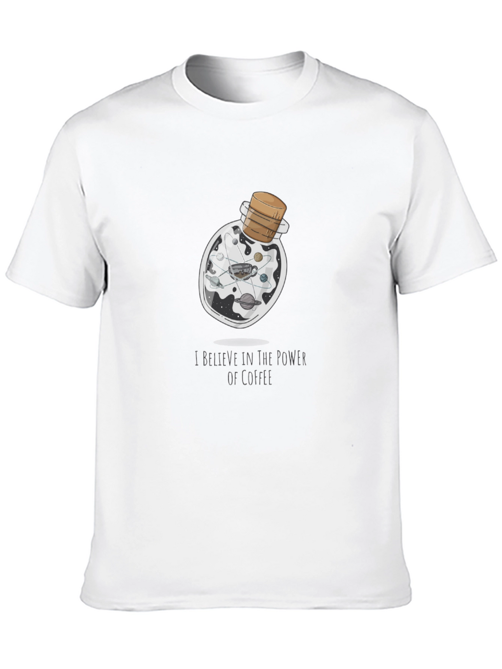 Coffee Power T-Shirt - Universe in a Bottle