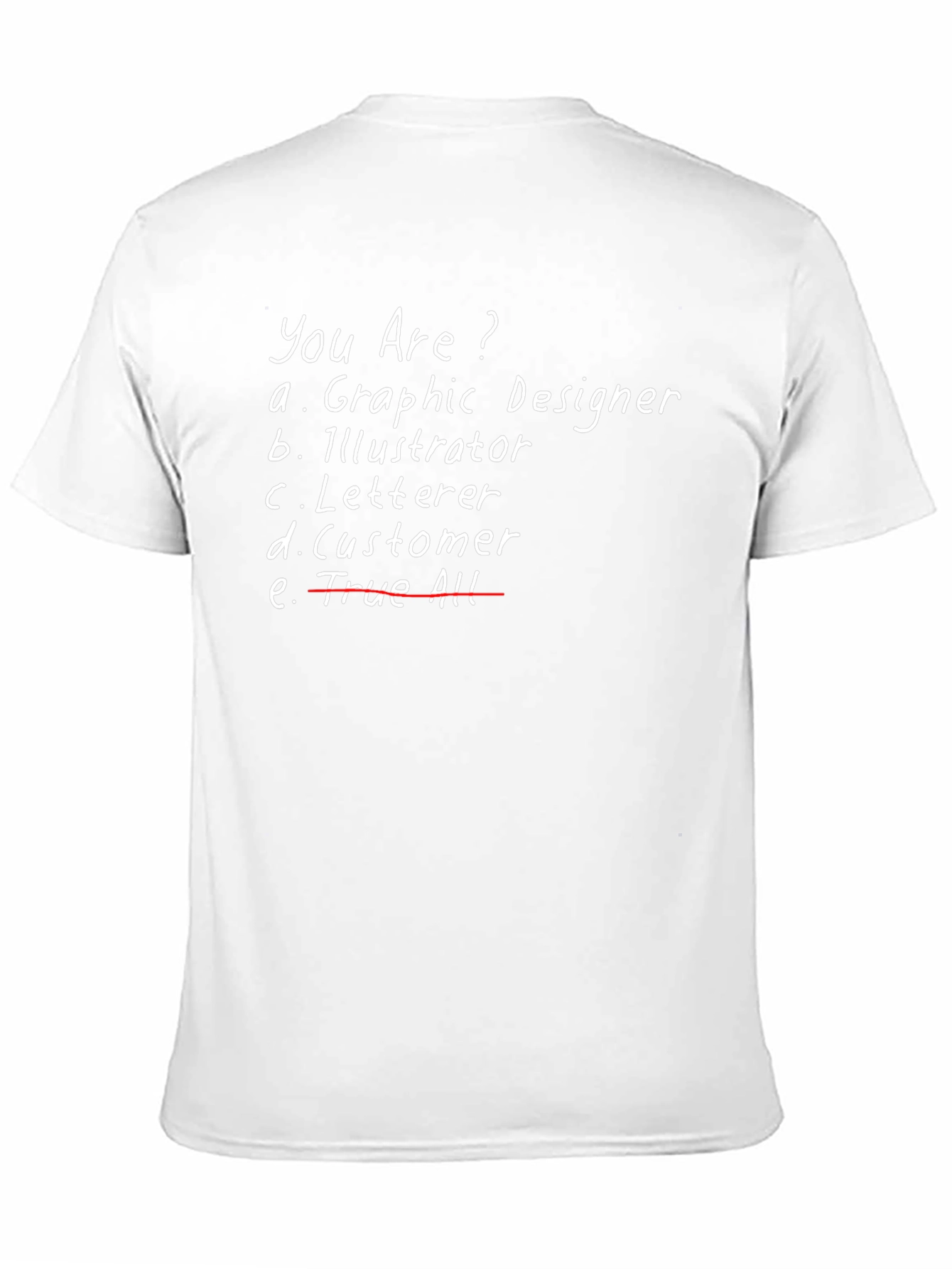 Graphic Designer T-Shirt - Funny Design Tee