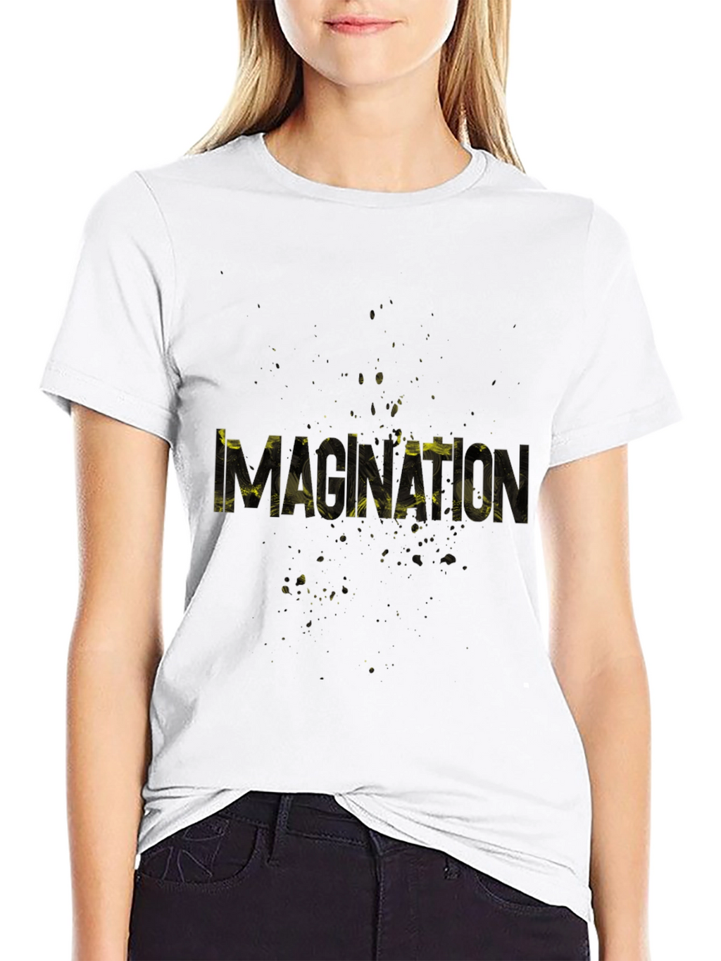 Monxton Mens Black Graphic Print T-Shirt