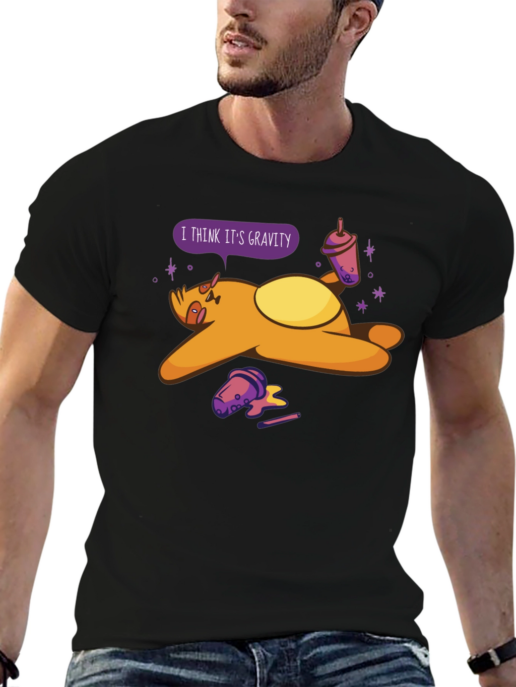 Gravity Sloth Bubble Tea T-Shirt